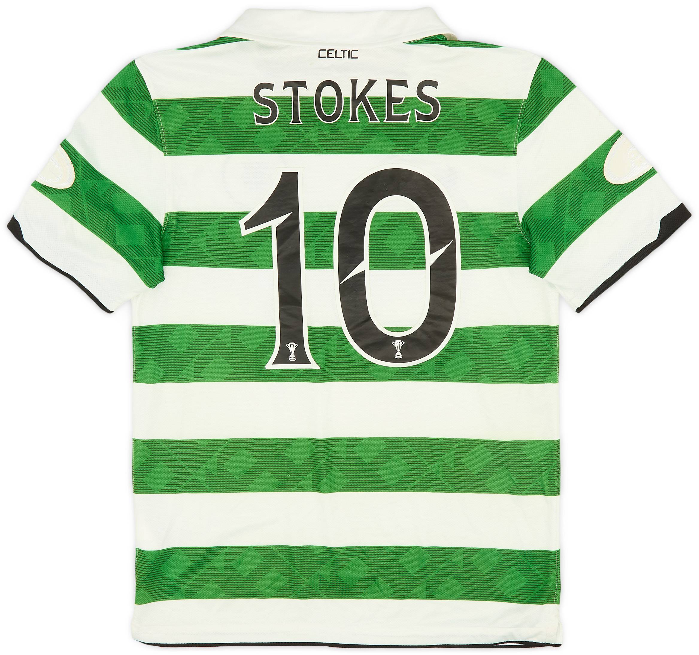 2010-12 Celtic Home Shirt Stokes #10 6/10 (S)