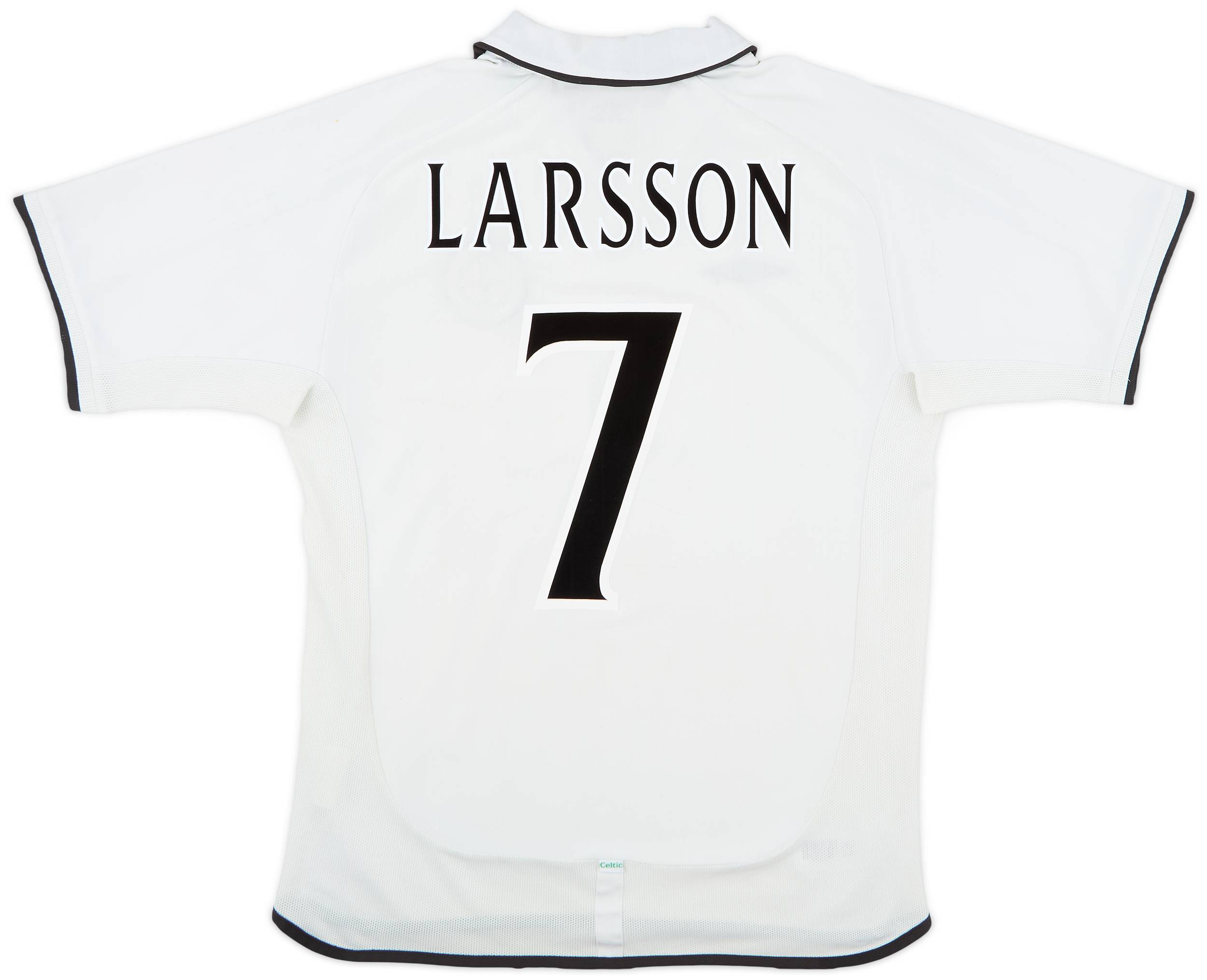 2001-02 Celtic Away Shirt Larsson #7 - 6/10 - (L)
