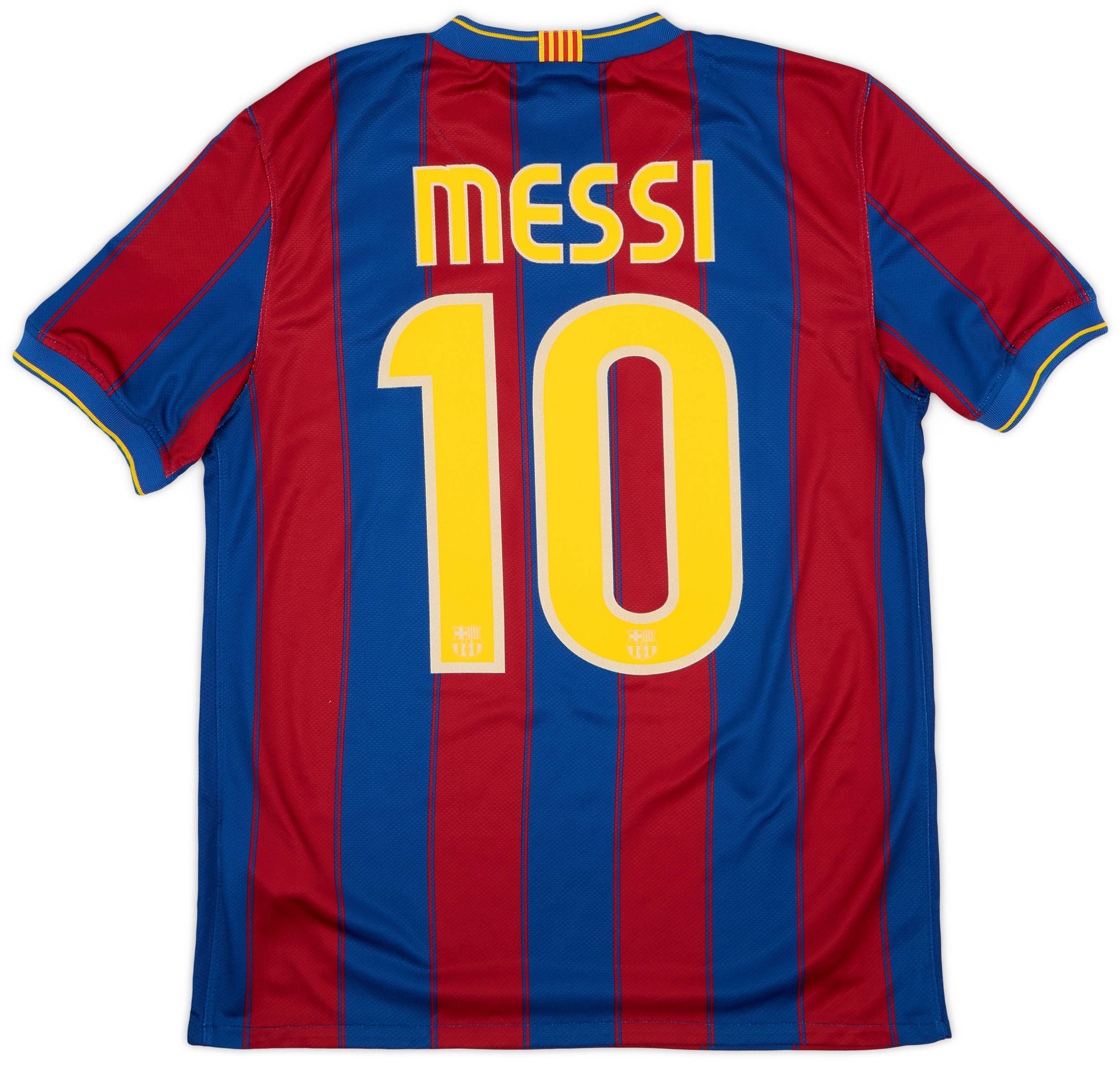 2009-10 Barcelona Home Shirt Messi #10 - 8/10 - (S)
