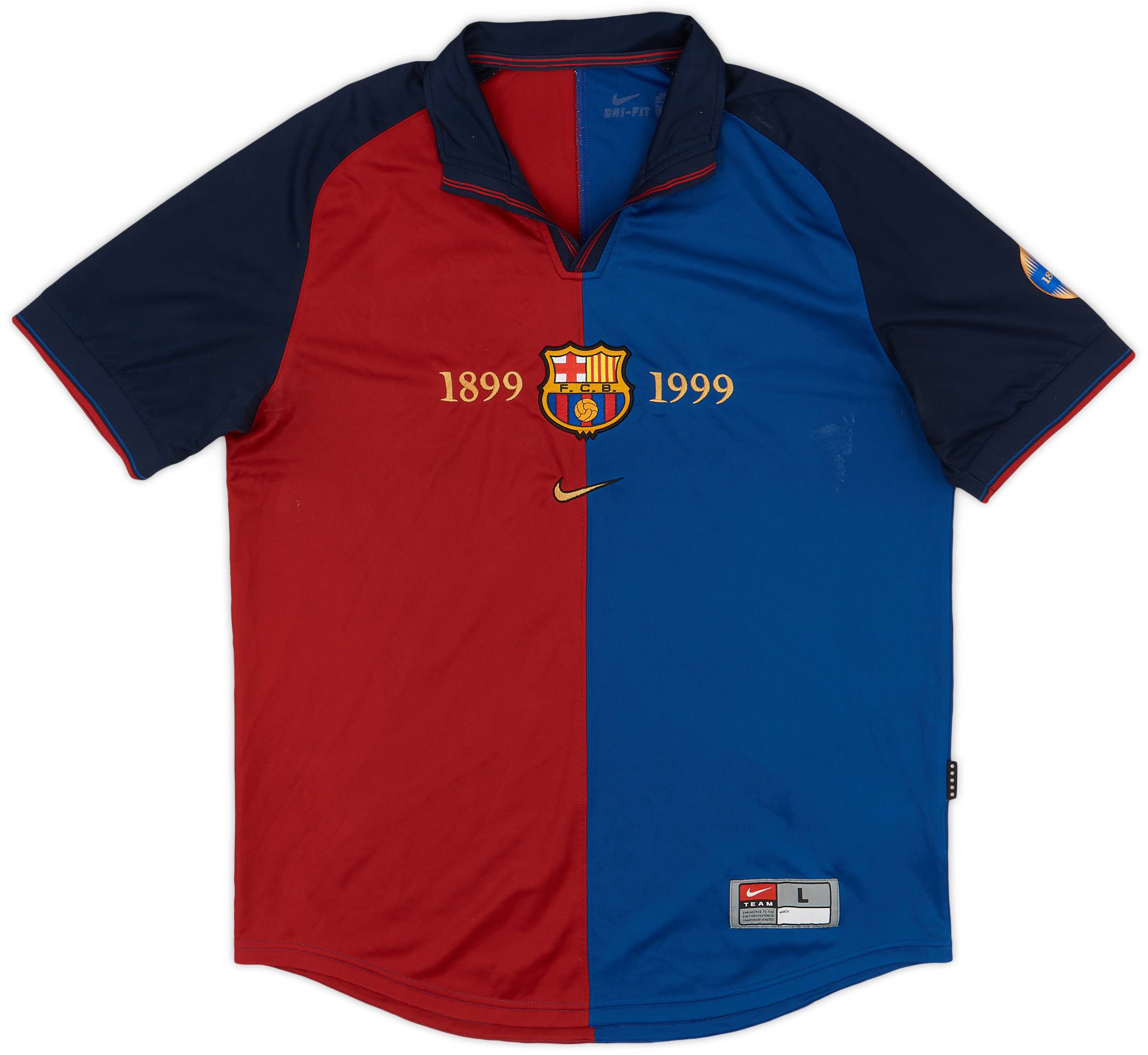 2013 14 Barcelona Nike Retro 1999 00 Centenary Home Shirt 6 10 L