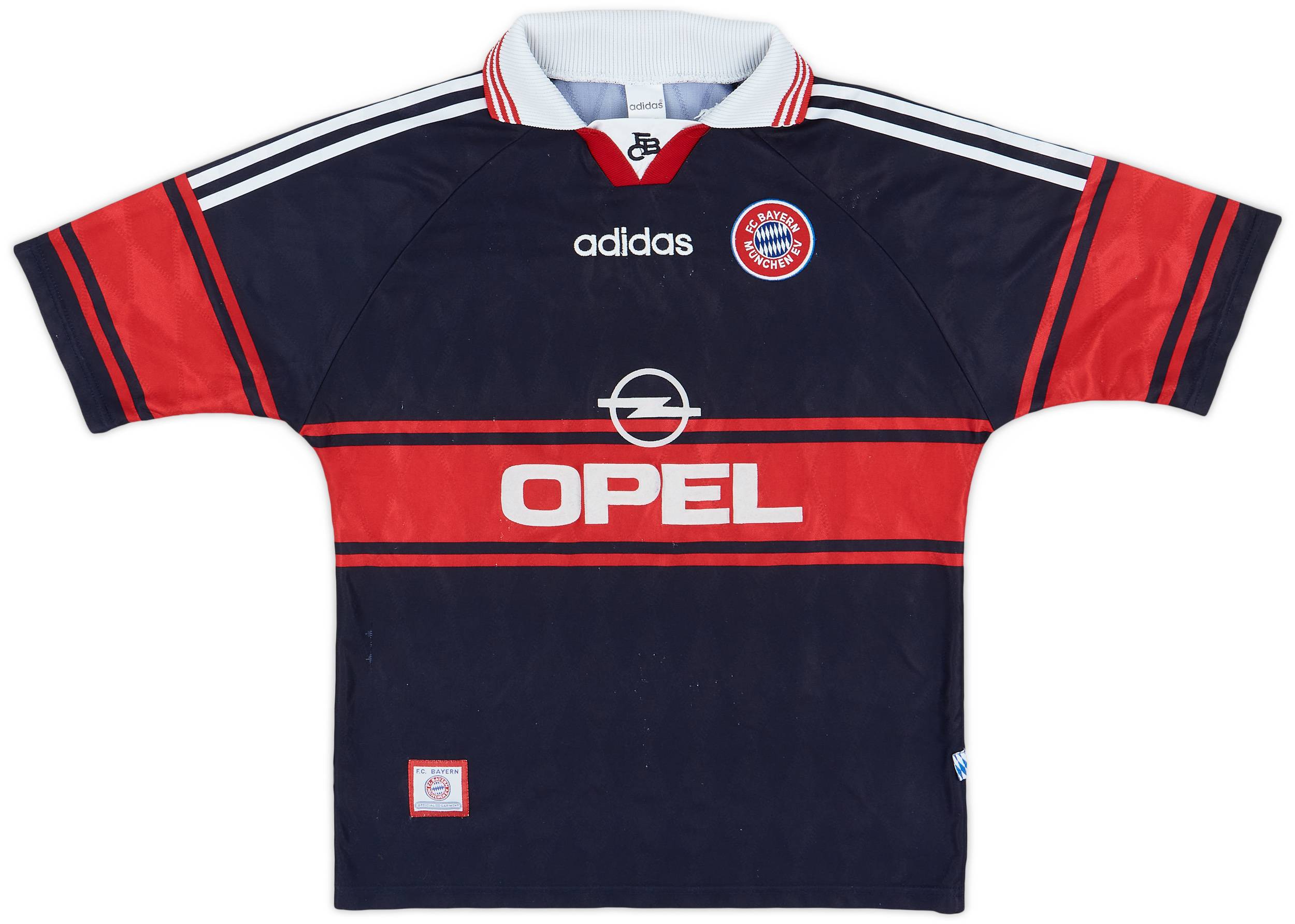 1997-99 Bayern Munich Home Shirt - 7/10 - (XL.Boys)