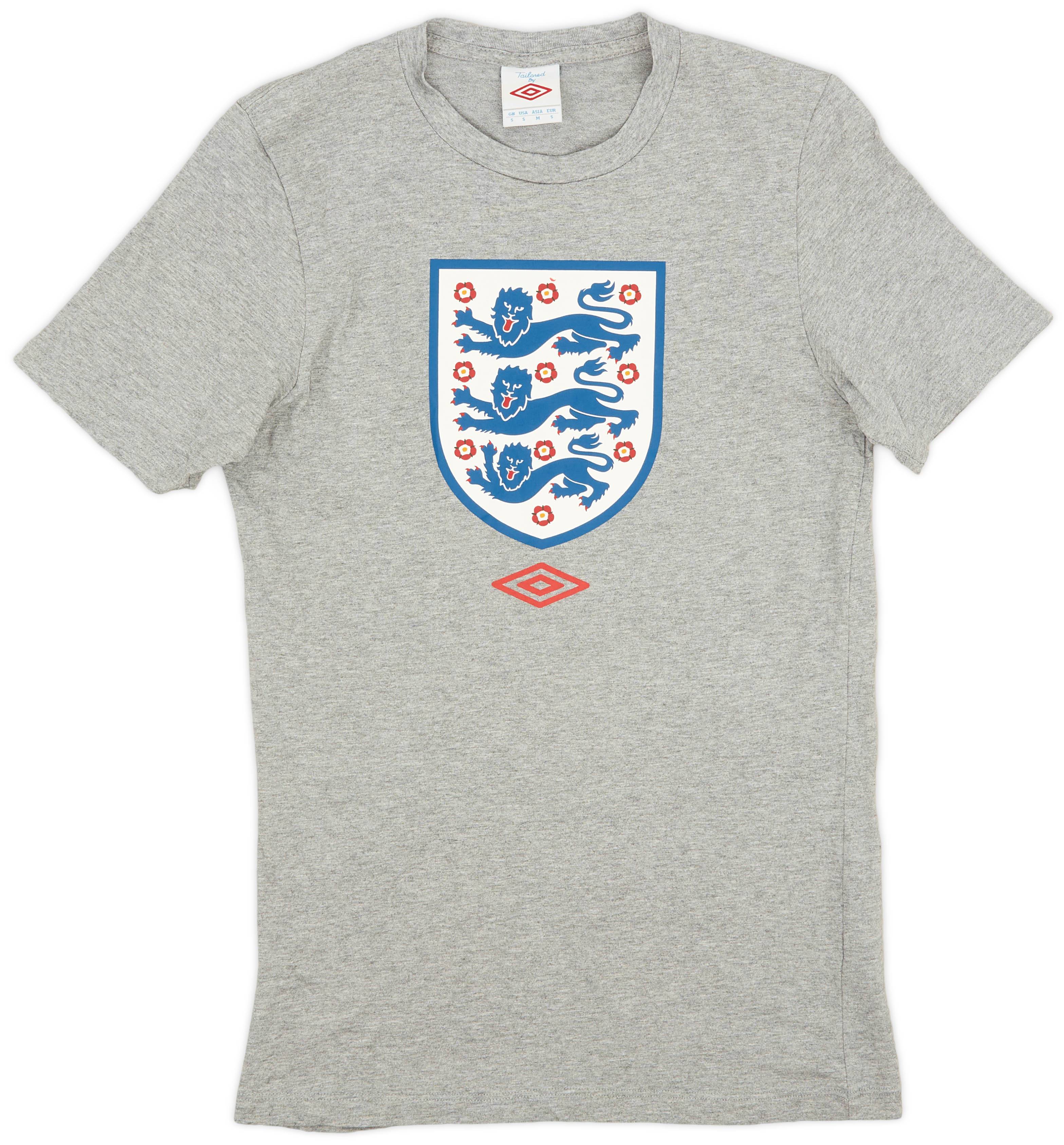 2008-10 England Umbro Cotton Tee - 10/10 - (S)