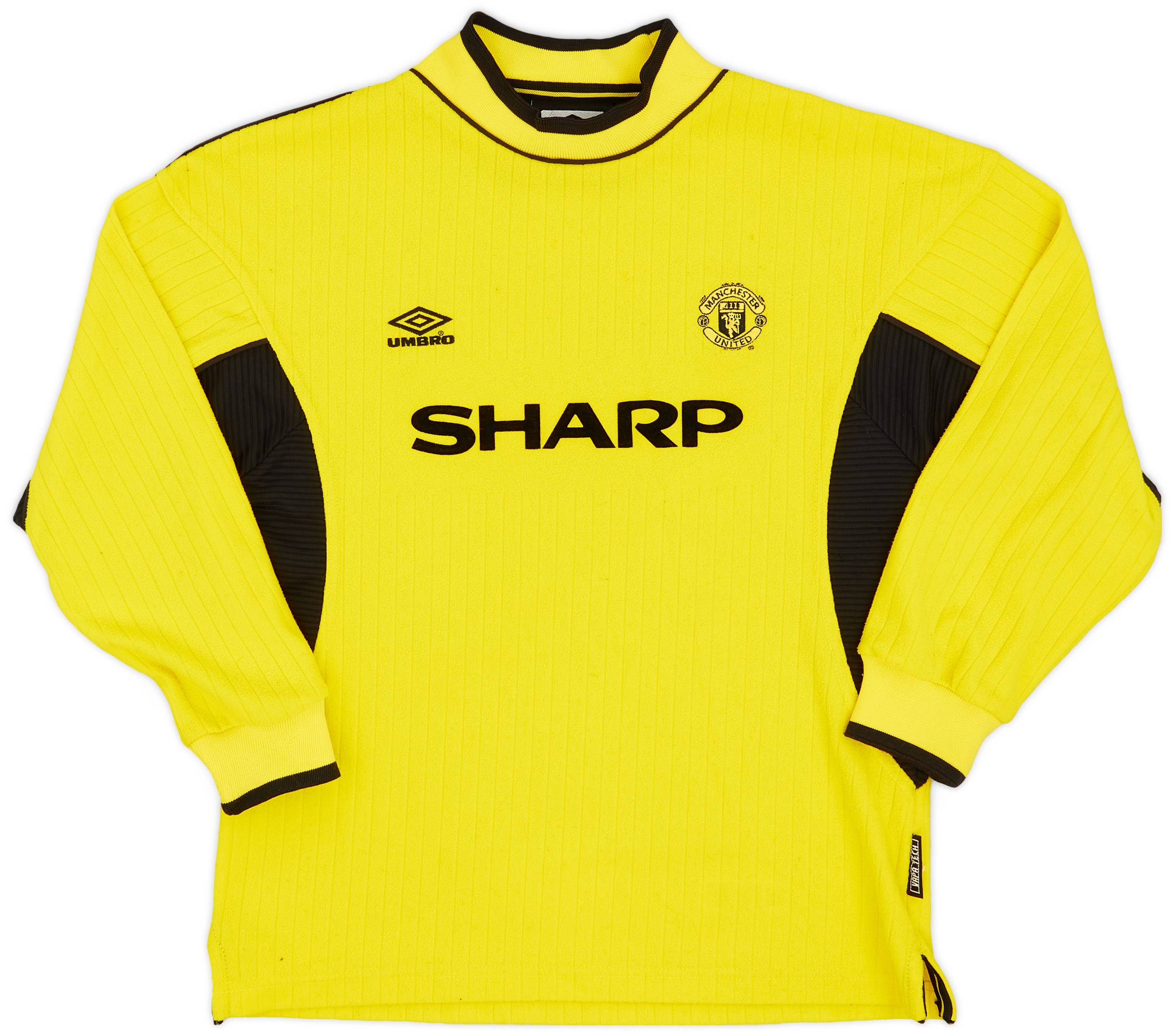 1999-00 Manchester United GK Shirt - 9/10 - (L.Boys)