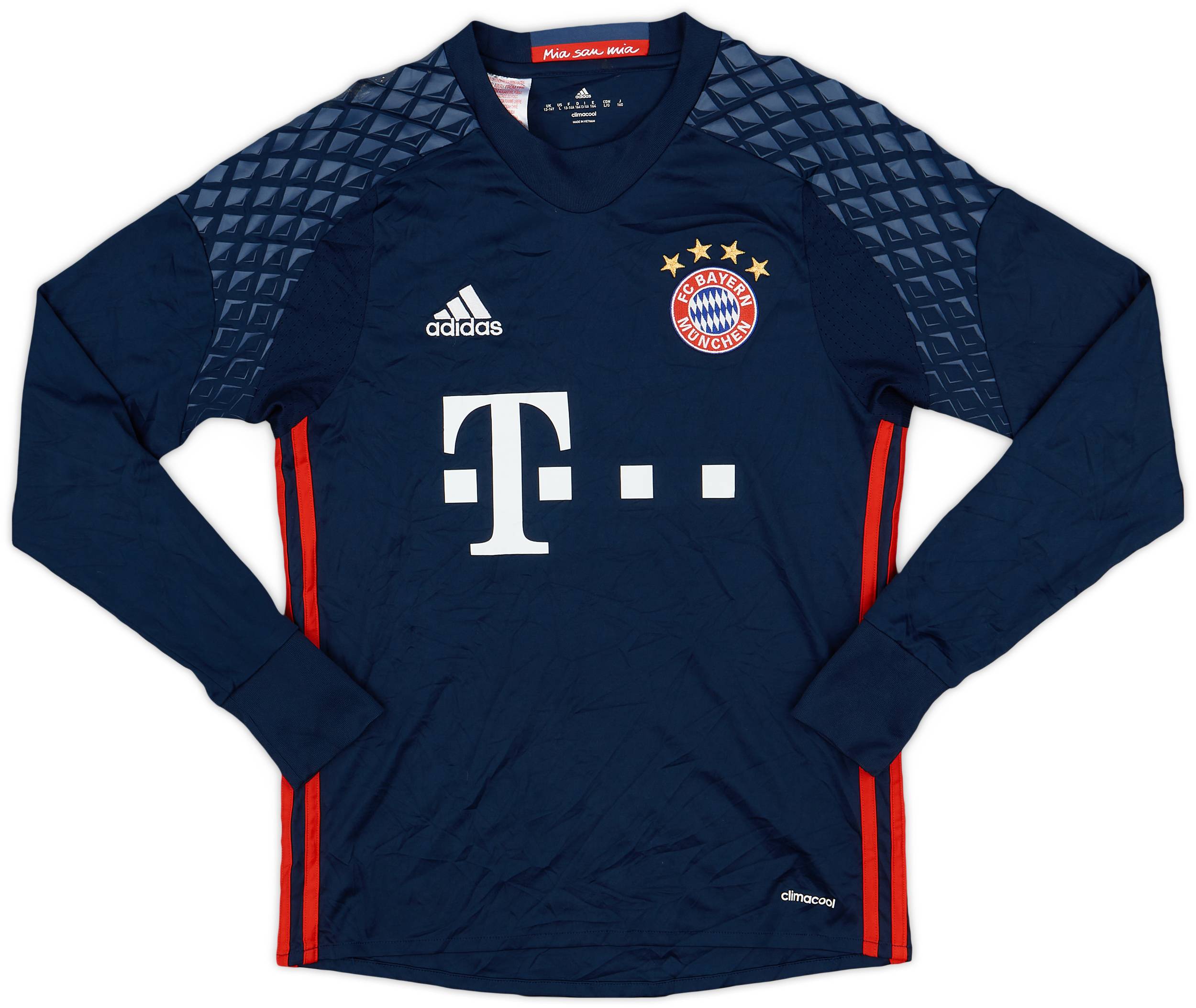 2016-17 Bayern Munich GK Shirt - 8/10 - (L.Boys)