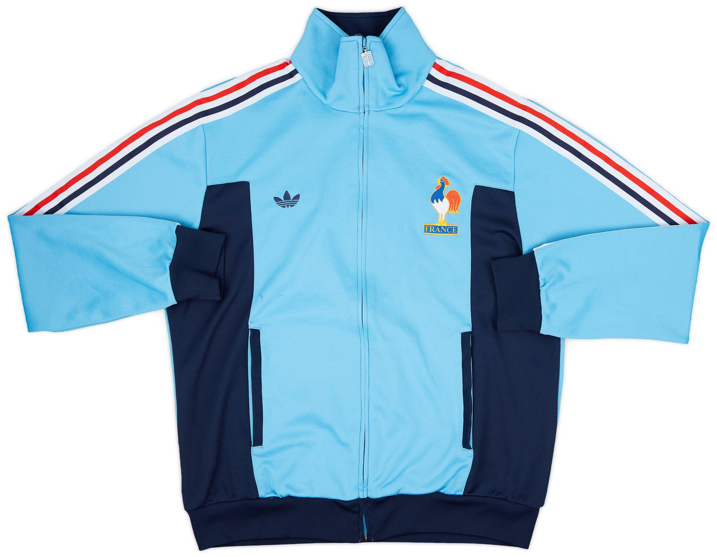 2011 France adidas Originals Retro Style Track Jacket - 7/10 - (XL)