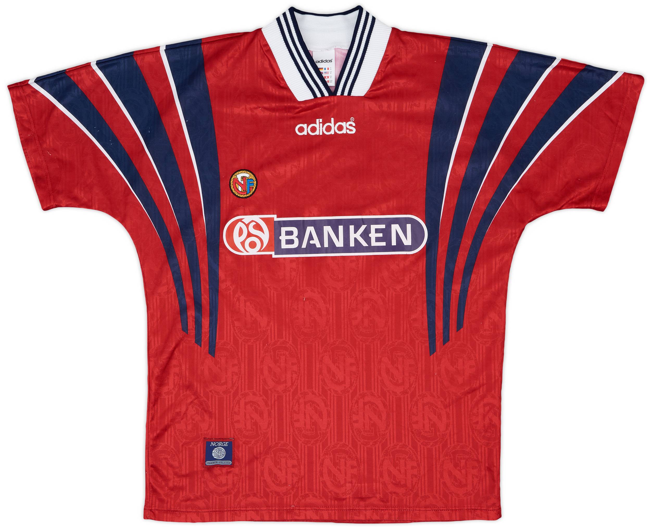 1996-97 Norway Player Issue Training/Home Shirt #11 - 8/10 - (M)