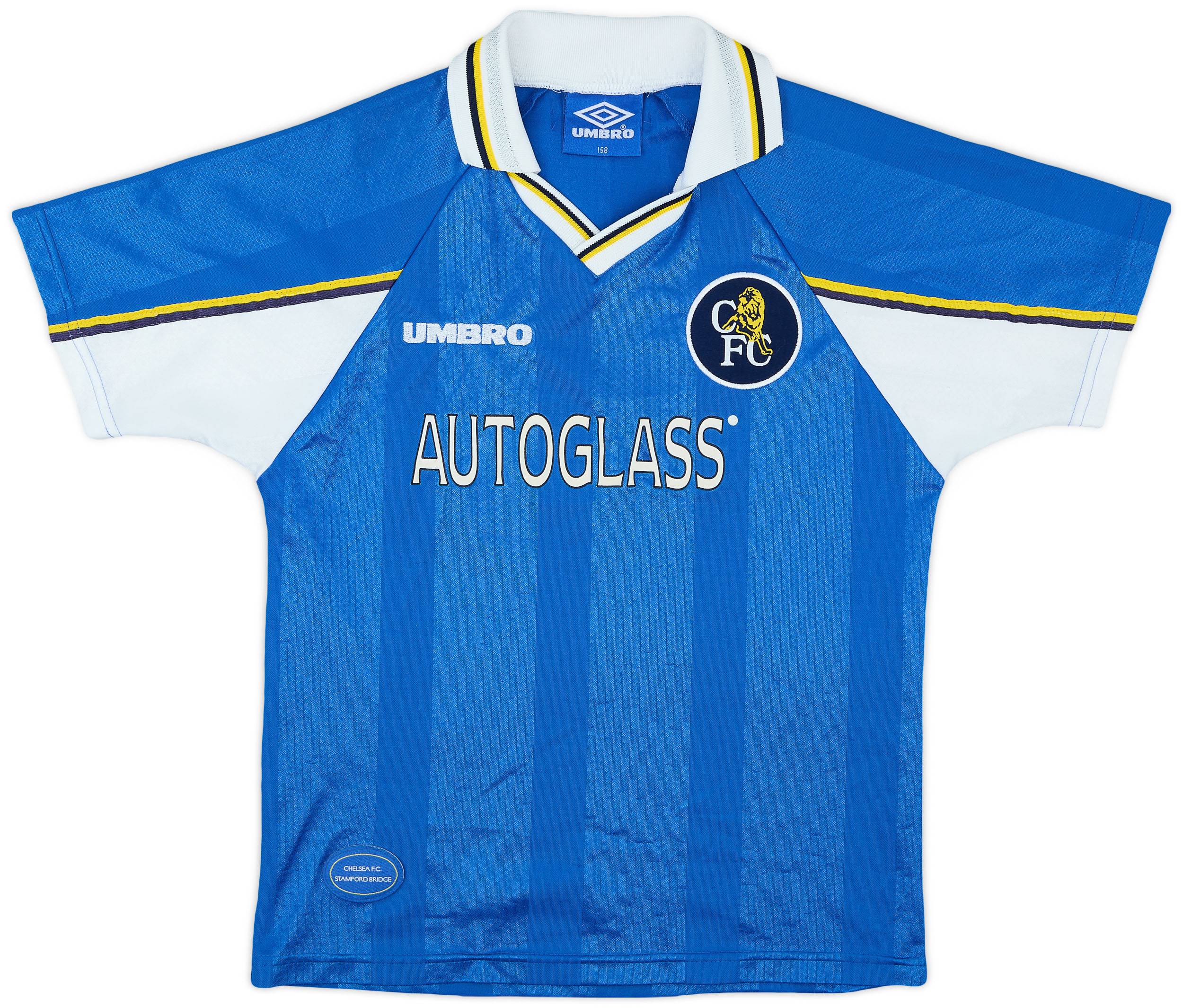 1997-99 Chelsea Home Shirt - 9/10 - (L.Boys)