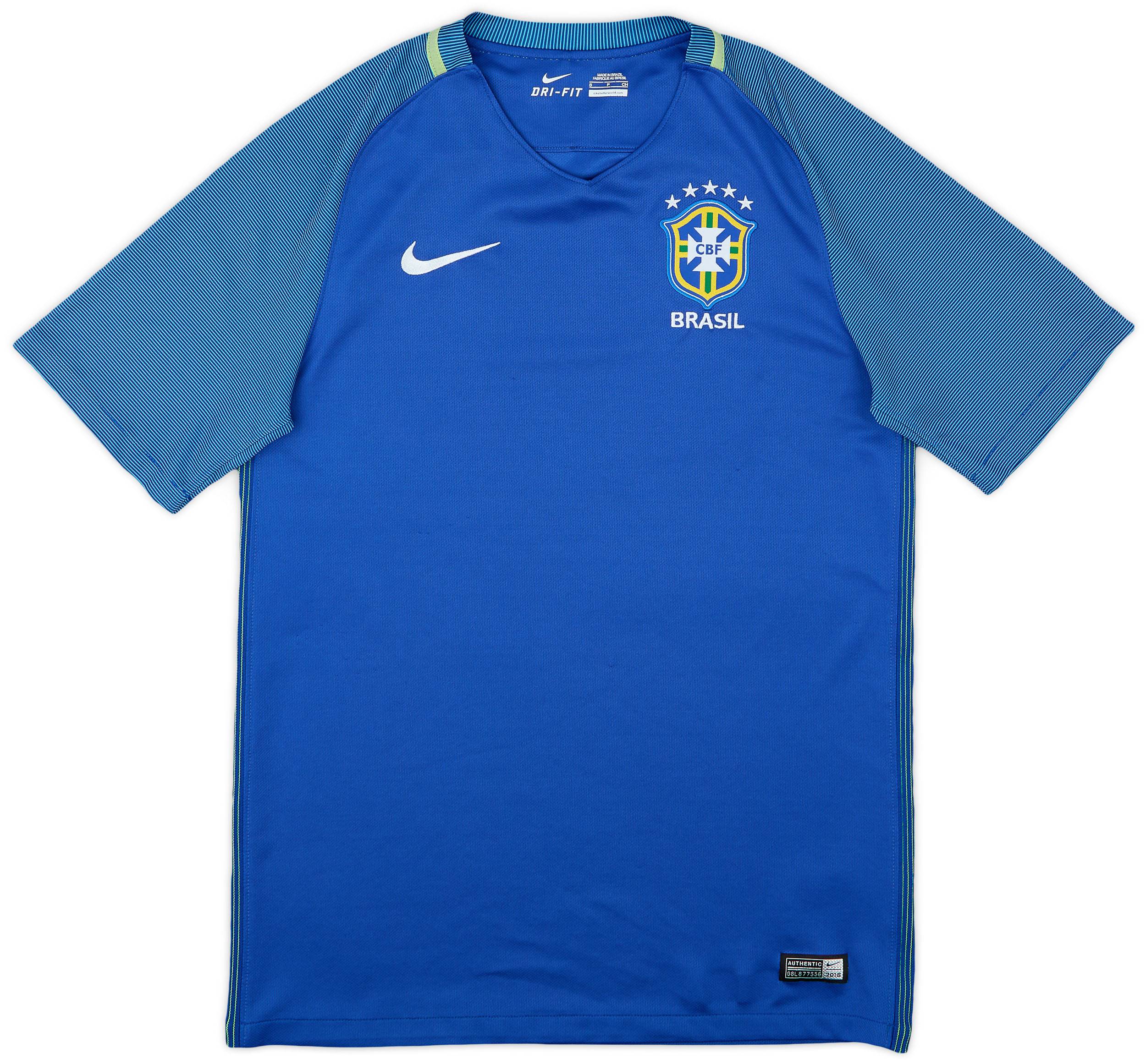 2016-17 Brazil Away Shirt - 8/10 - (S)