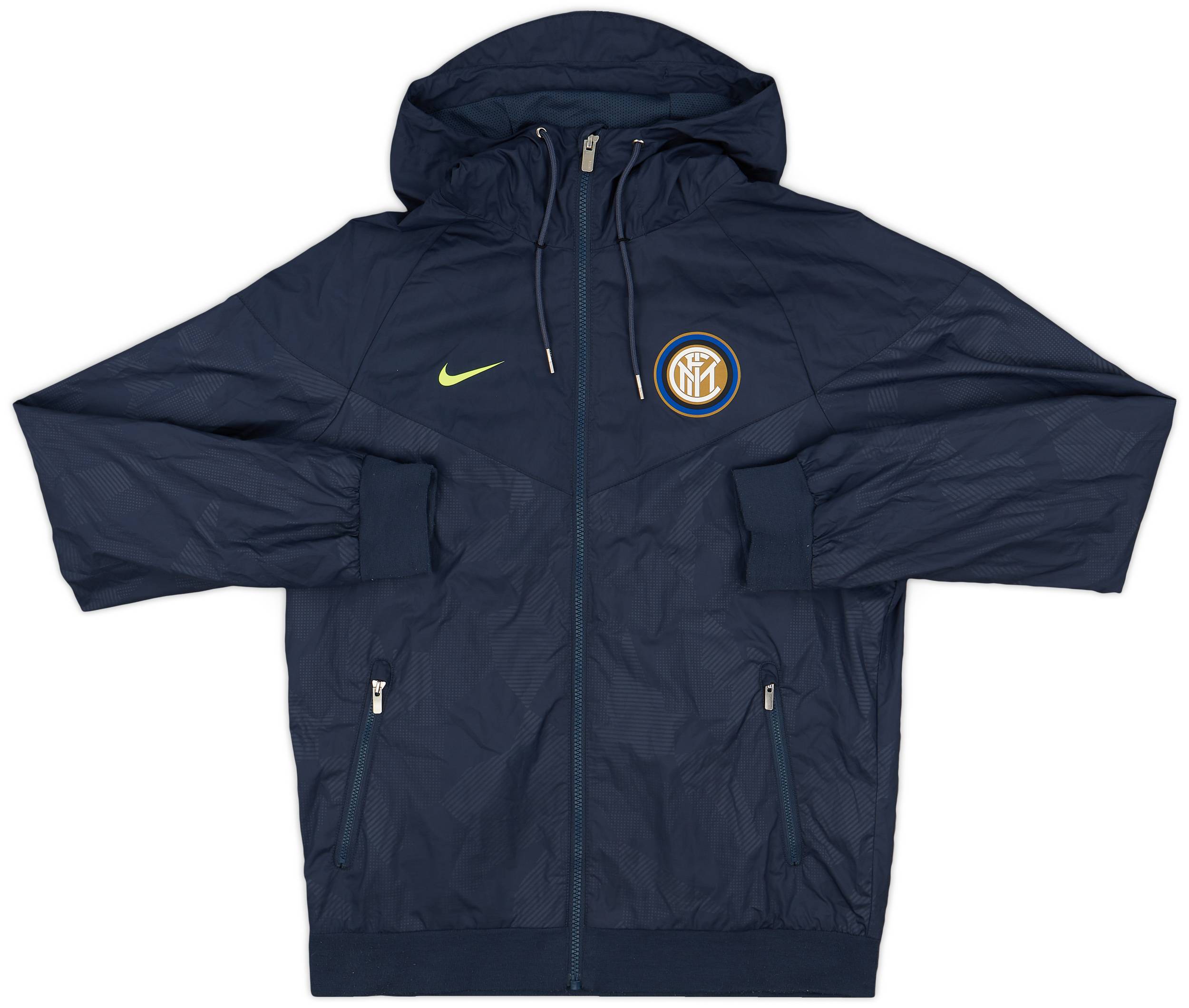 2017-18 Inter Milan Nike Hooded Track Jacket - 8/10 - (S)