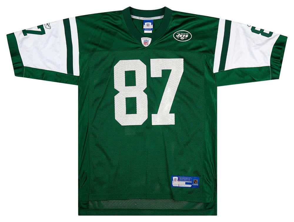 2005-06 New York Jets Coles #87 Reebok On Field Jersey (Home) L
