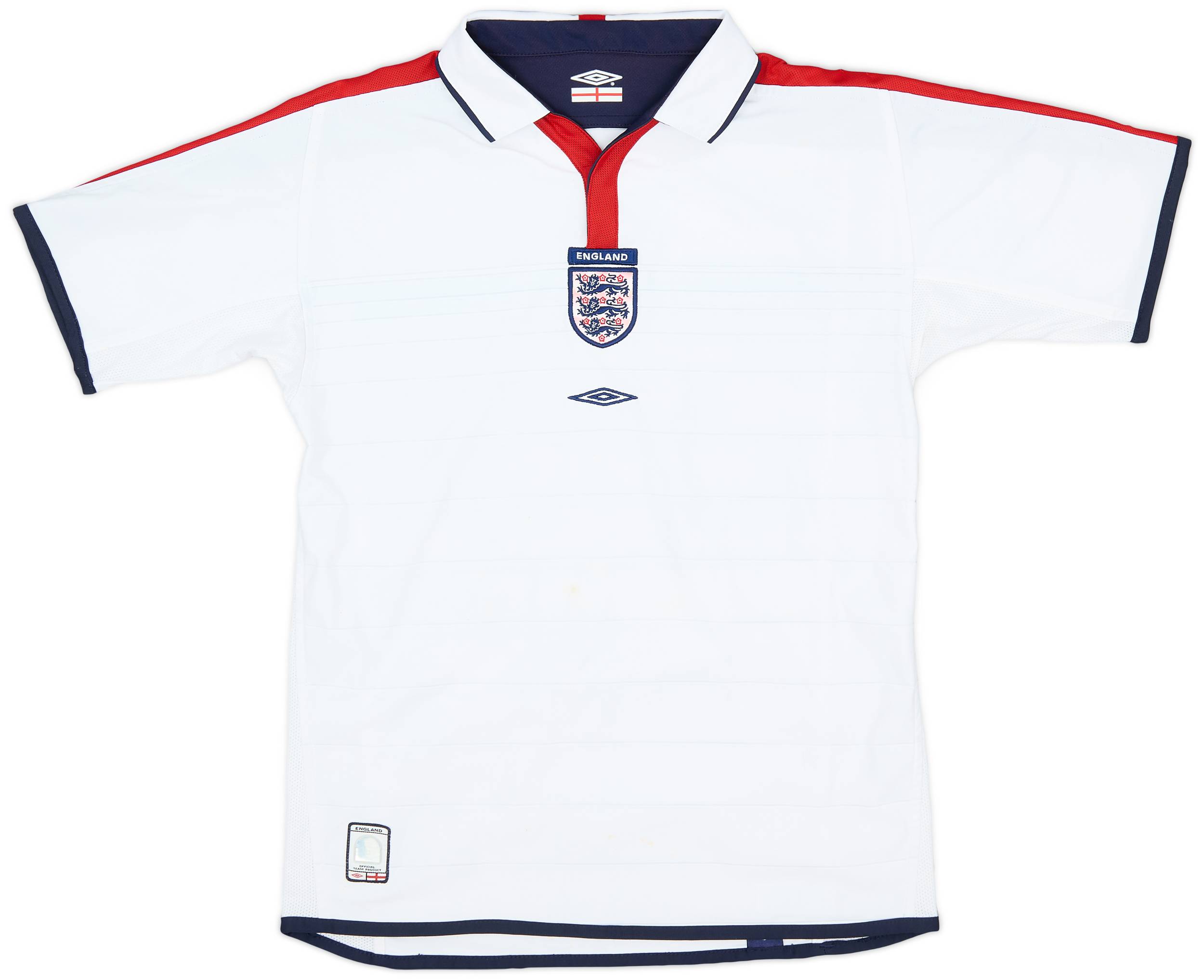 2003-05 England Home Shirt - 5/10 - (L.Boys)