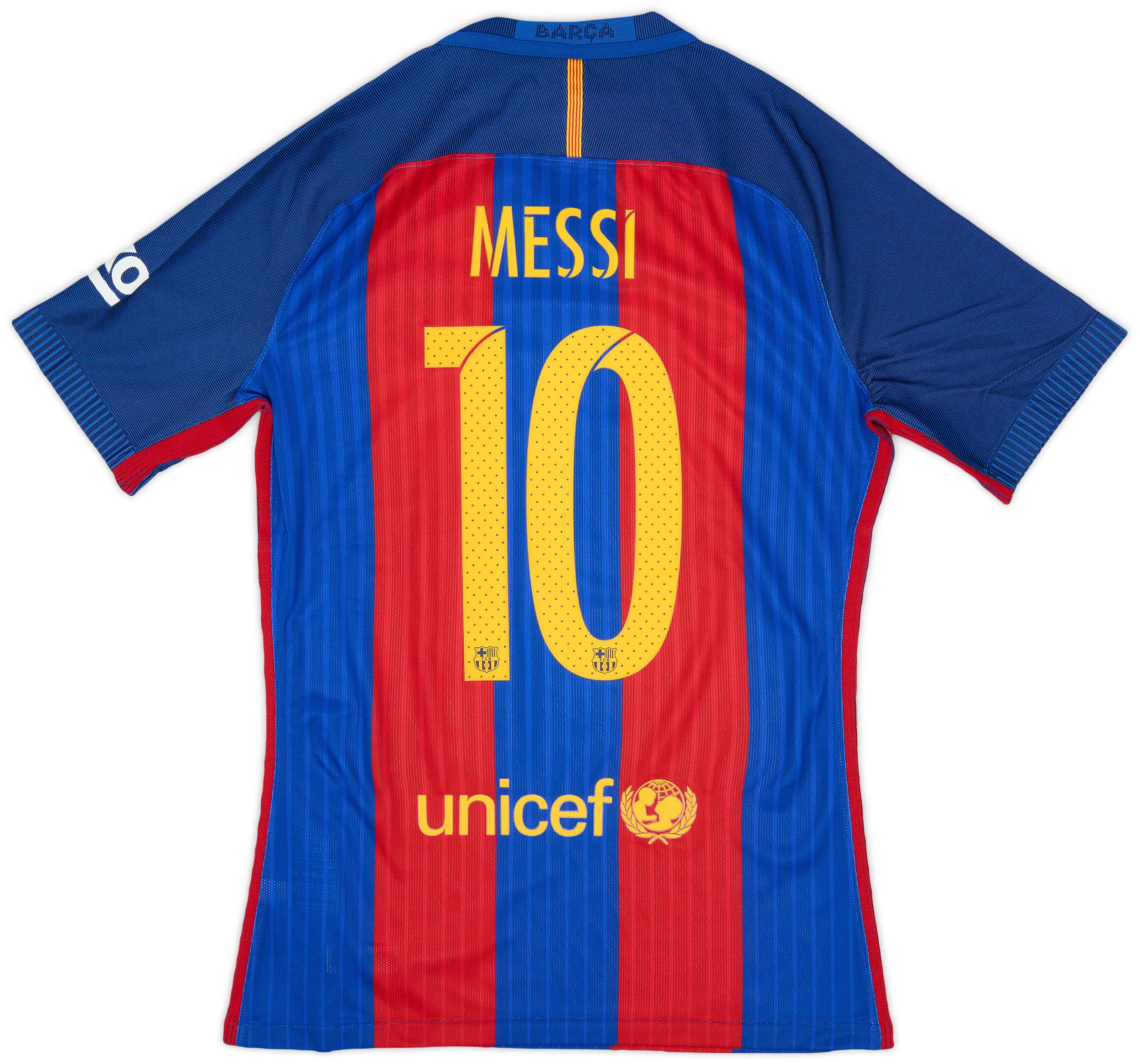 2016-17 Barcelona Authentic Home Shirt Messi #10 (M)