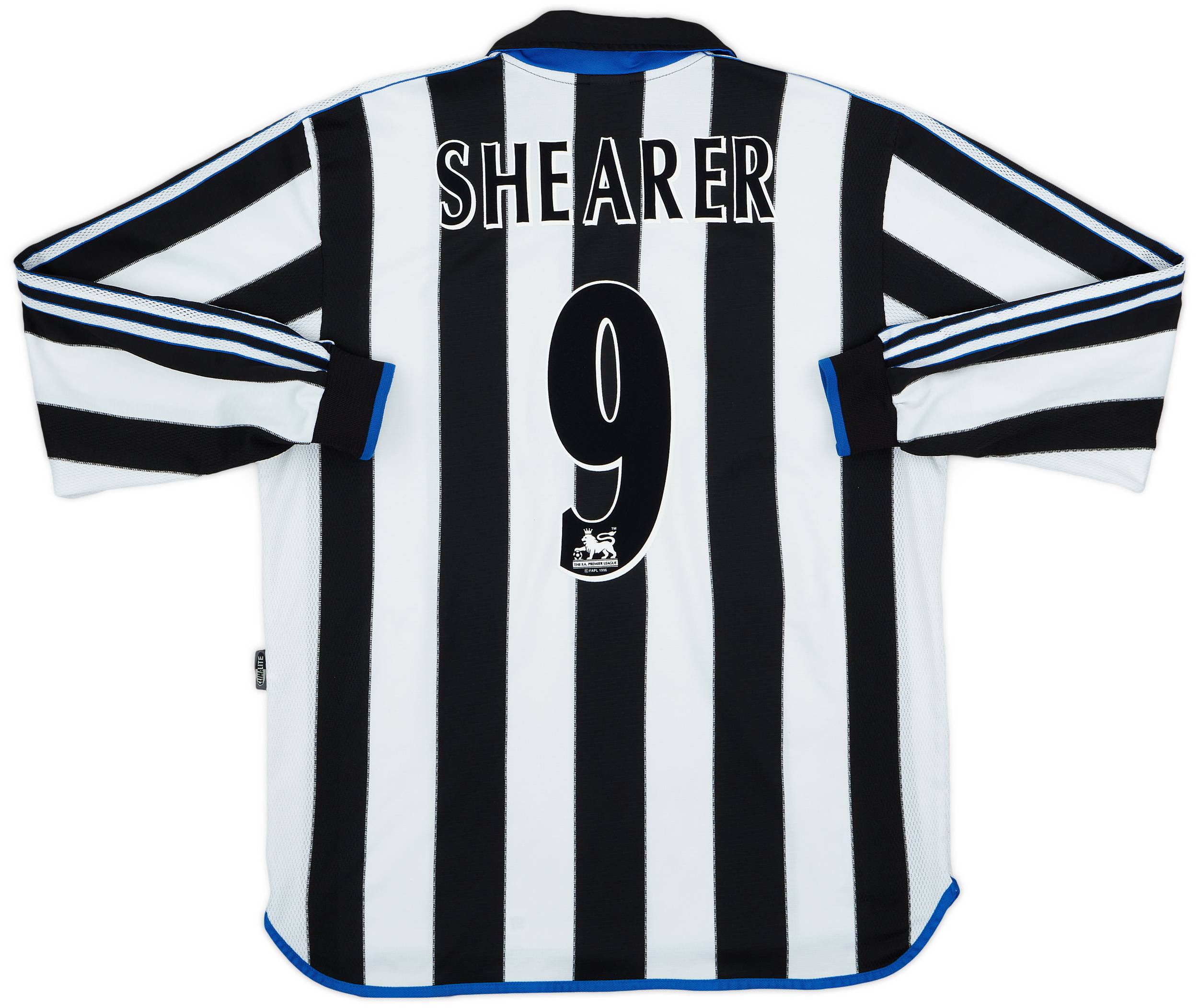 2000-01 Newcastle Home L/S Shirt Shearer #9 - 8/10 - (XL)