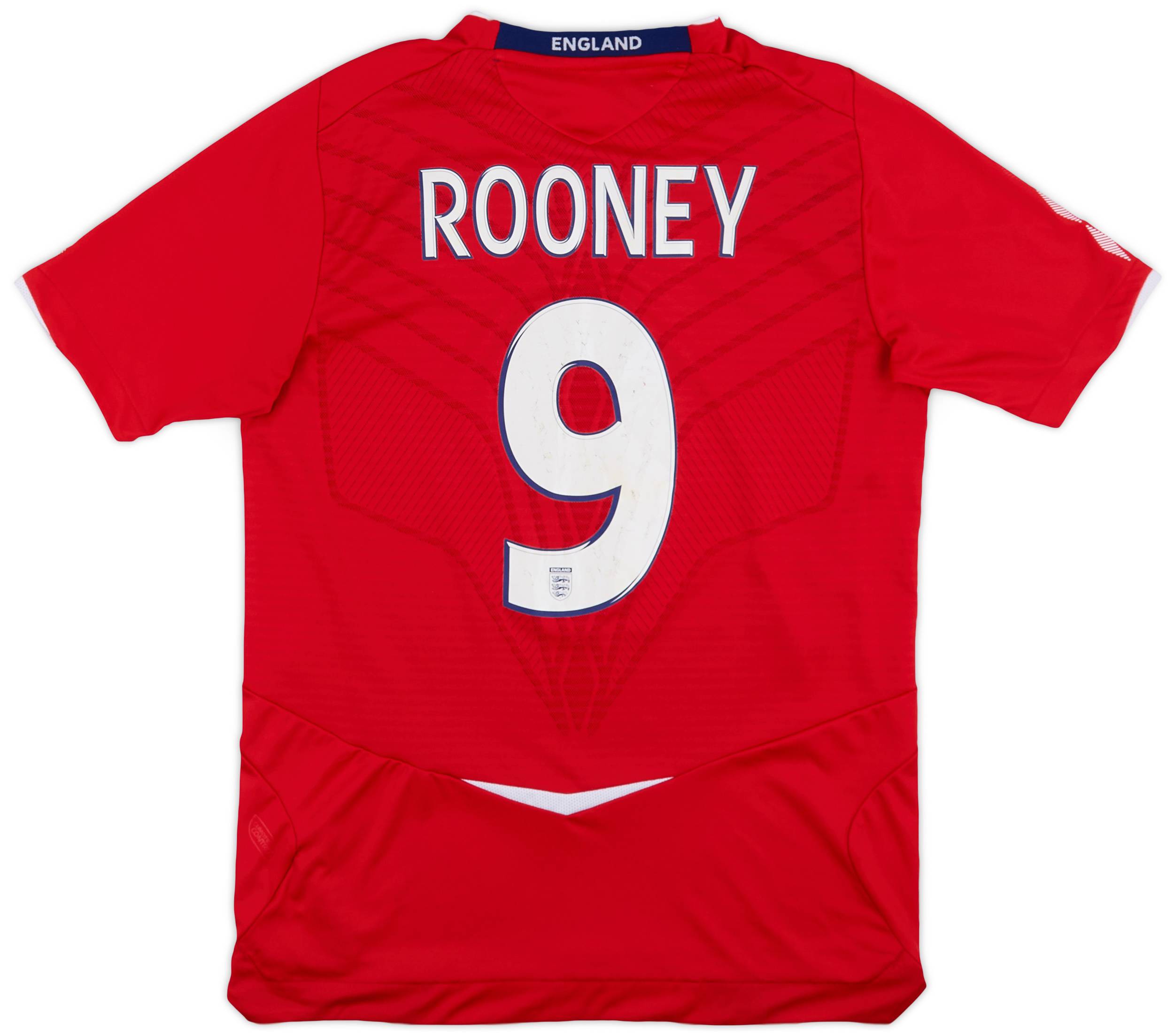 2008-10 England Away Shirt Rooney #9 - 5/10 - (S)