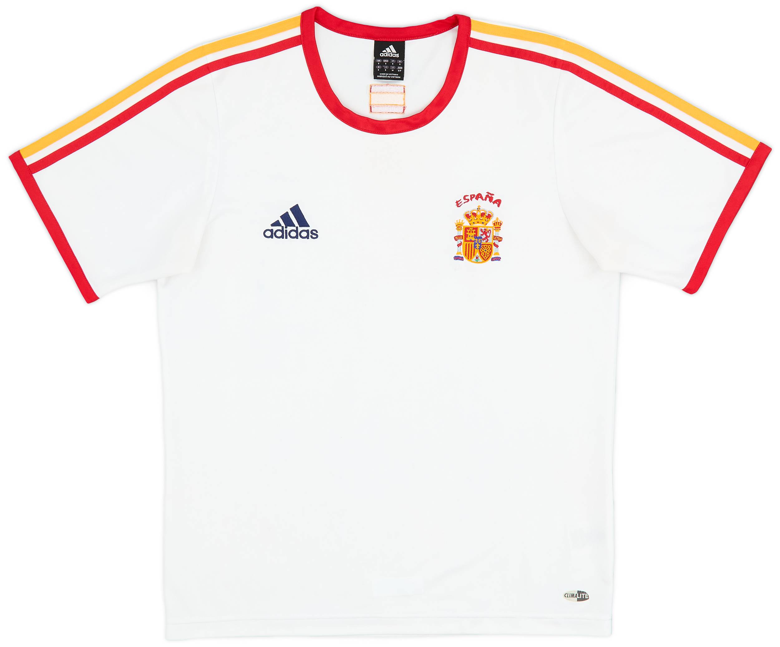 ウェア Spain away Euro 2004 Player Issue Shirts Spain España #20 Xavi Euro 2004 away shirt Adidas jersey