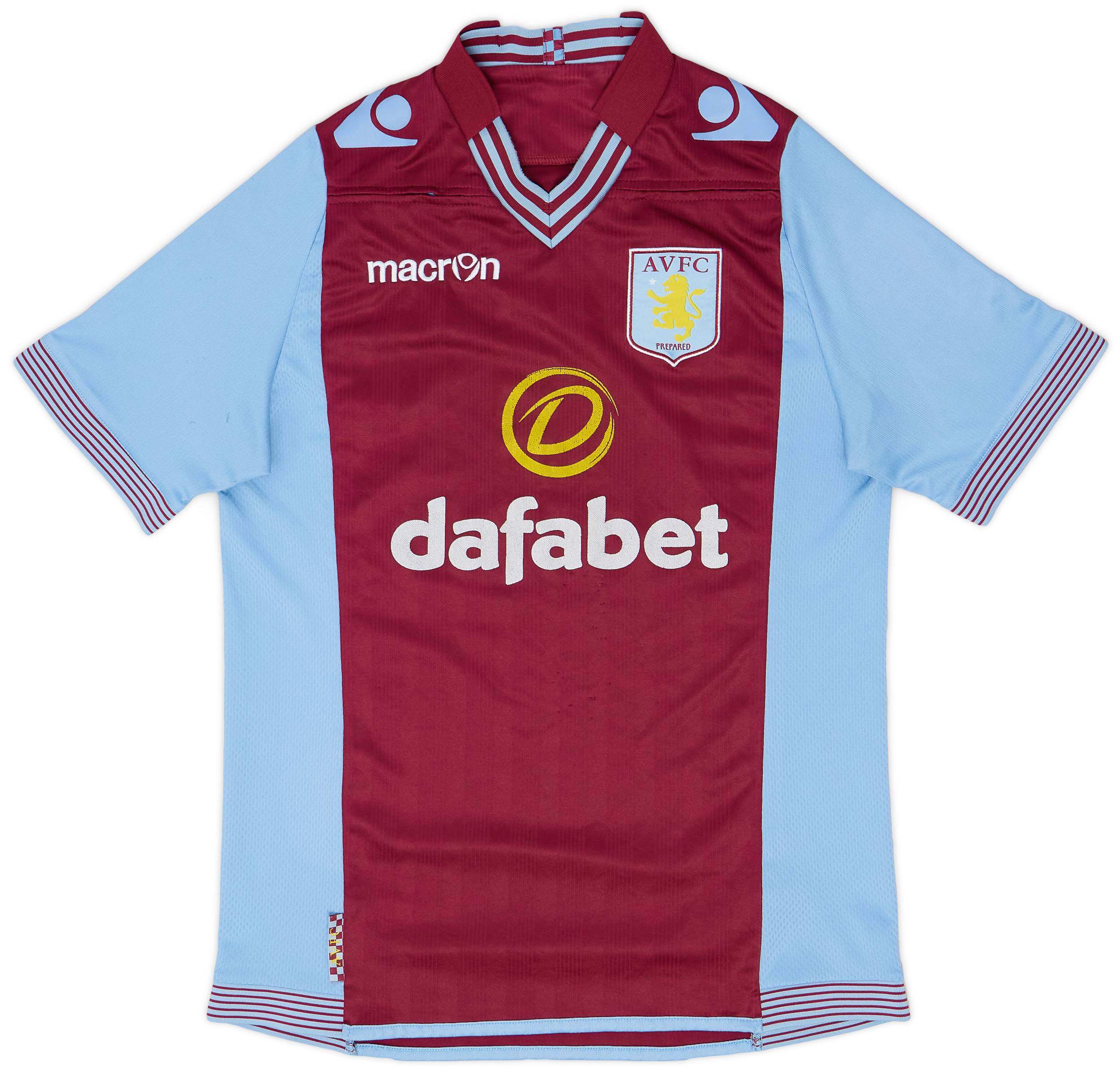2013-14 Aston Villa Home Shirt - 5/10 - (M)