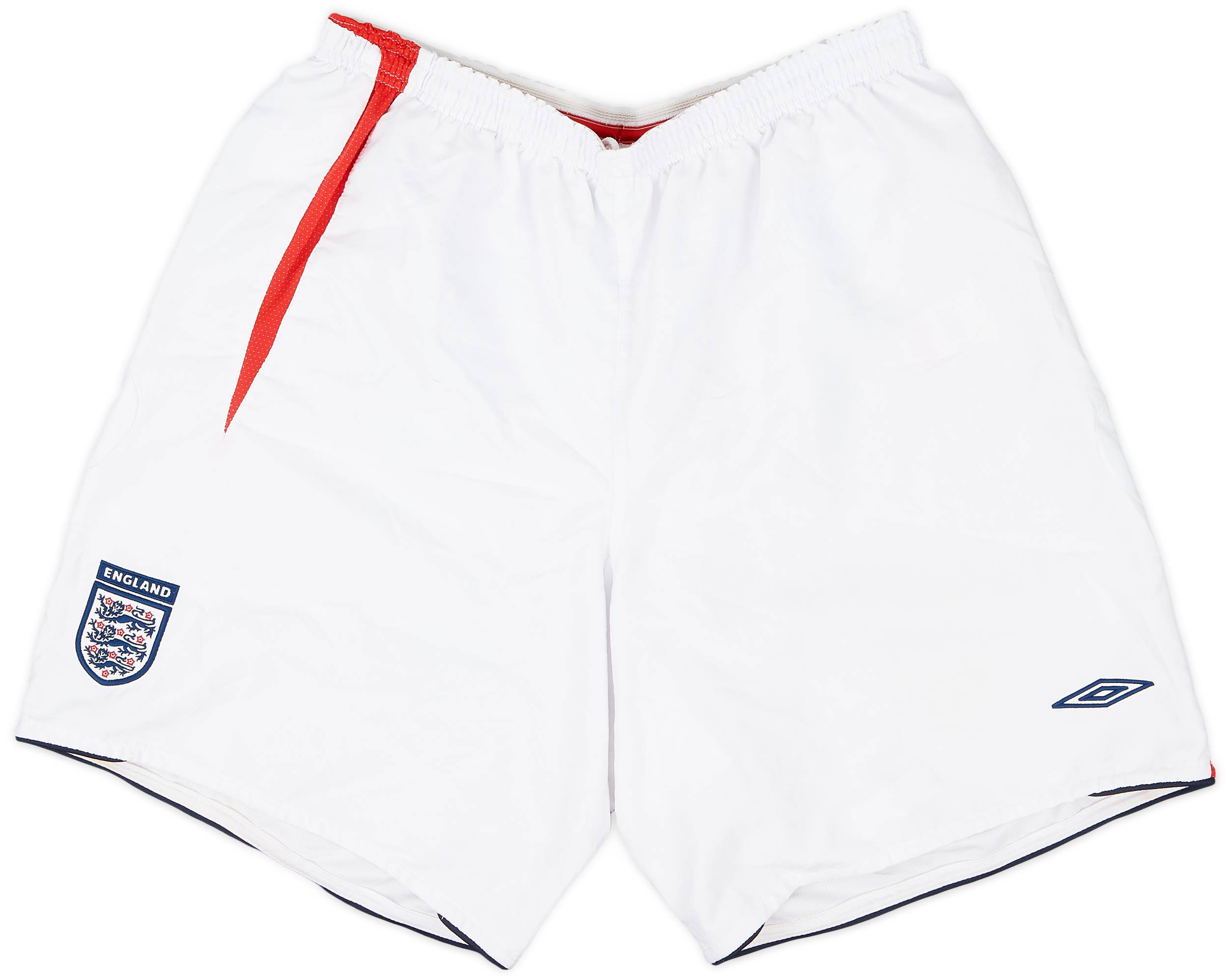 2005-07 England Alternate Home Shorts - 7/10 - (XL)