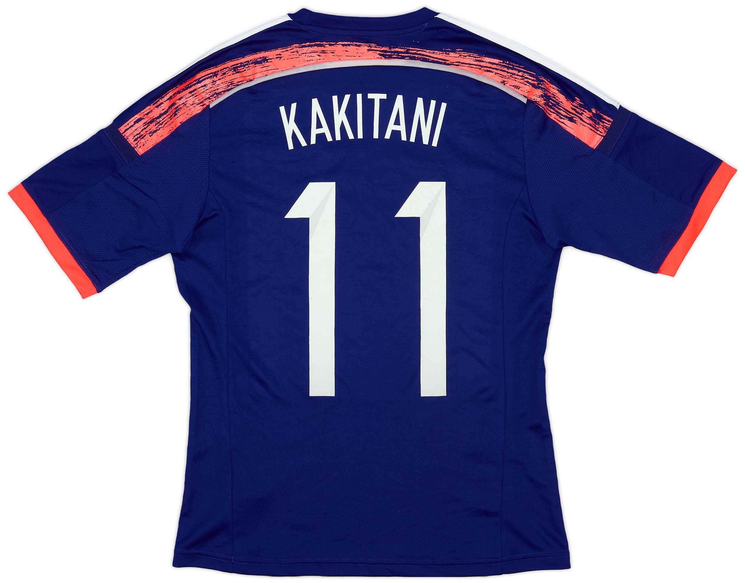 adidas 日本代表 サッカーシャツ KAKITANI 11 2013-15 Japan Home Shirt Kakitani #11 - 9/10 - (S)