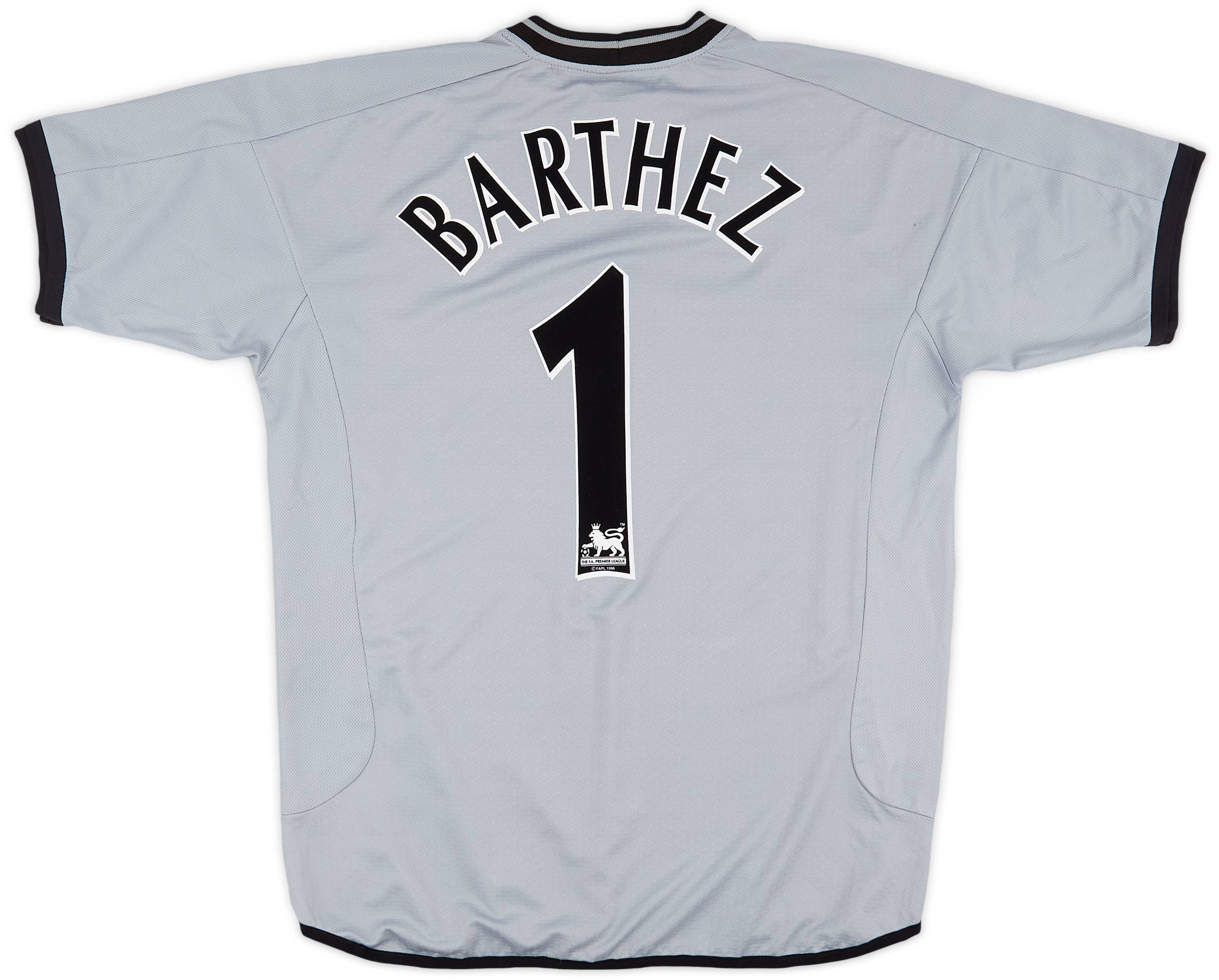 2001-02 Manchester United Centenary GK S/S Shirt Barthez #1 - 6/10 - (M)