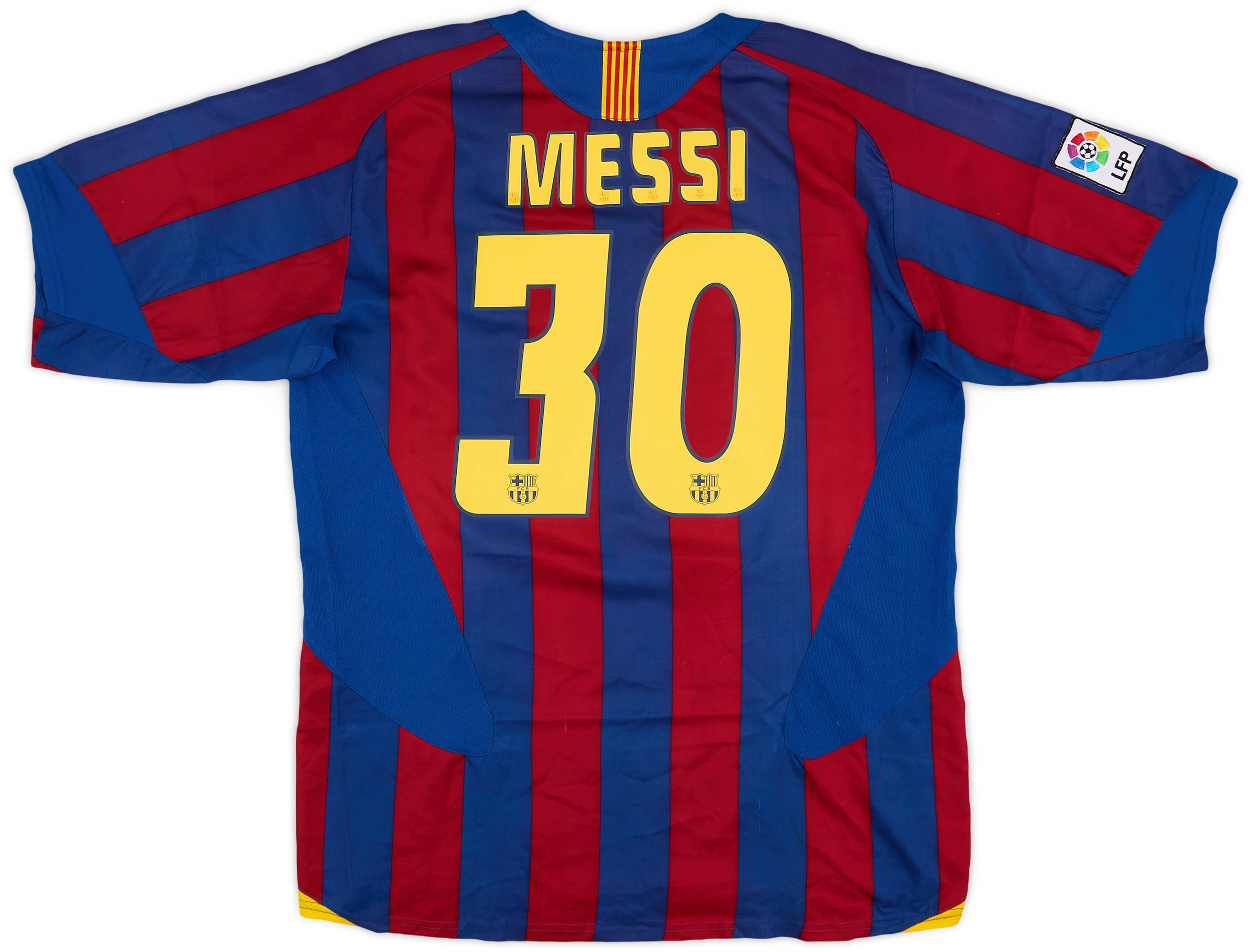 2005-06 Barcelona Home Shirt Messi #30 - 6/10 - (XL)