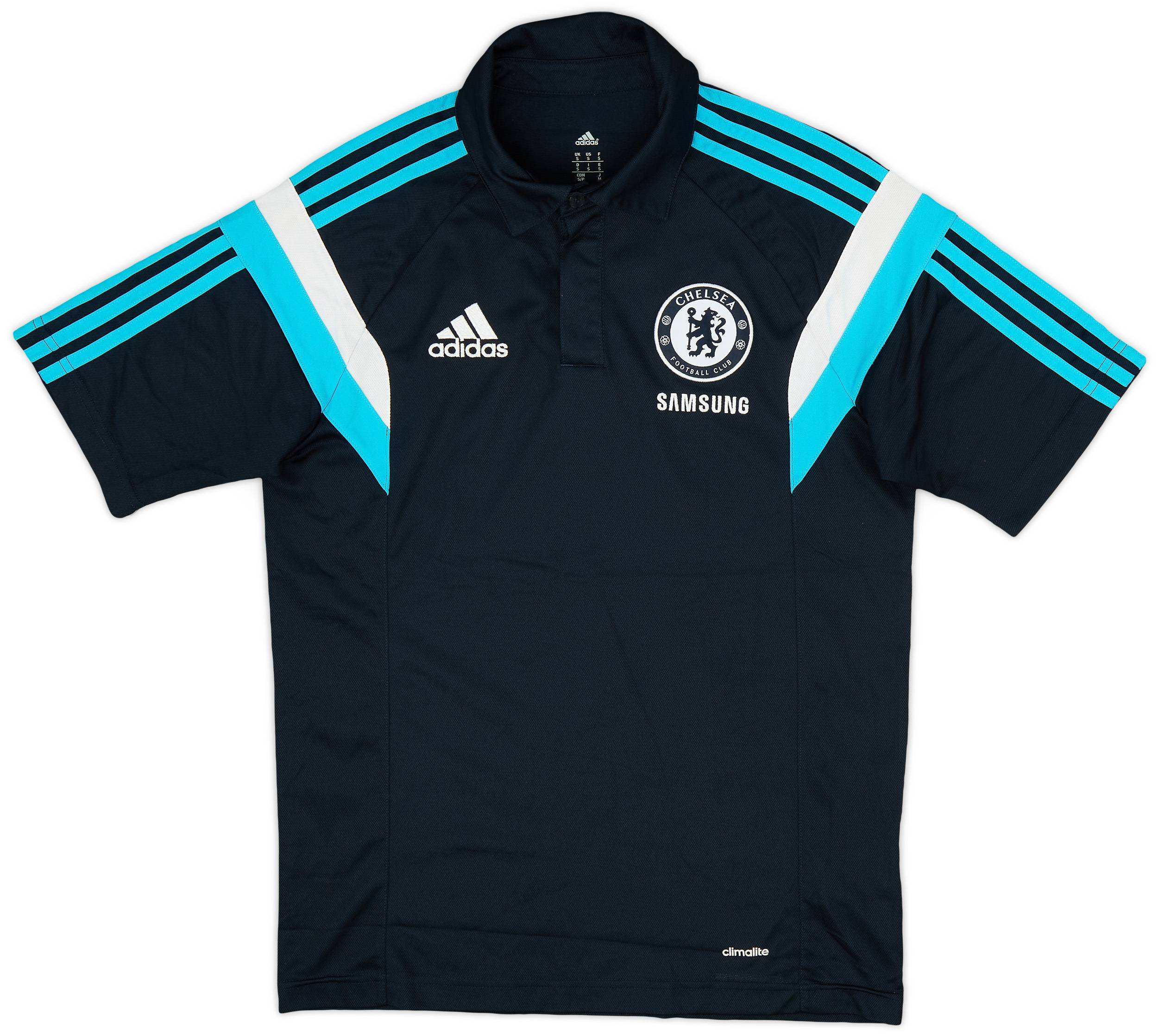 2014-15 Chelsea adidas Polo Shirt - 9/10 - (S)