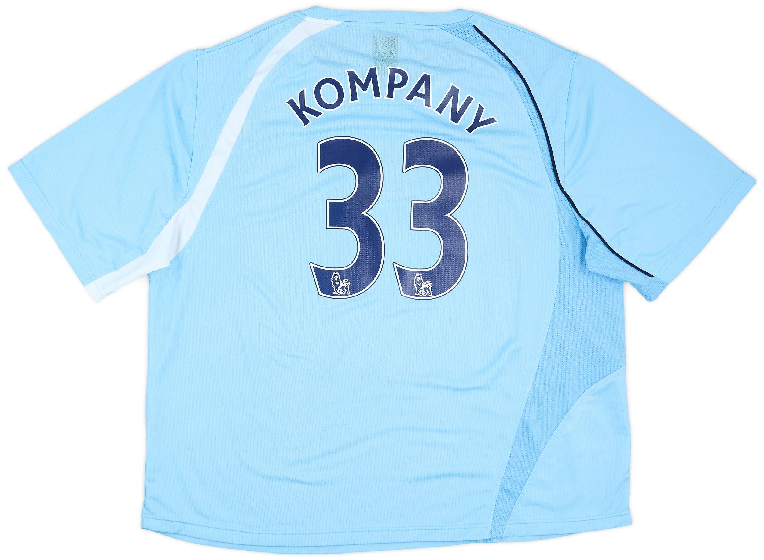 2008-09 Manchester City Home Shirt Kompany #33 - 6/10 - (XL)
