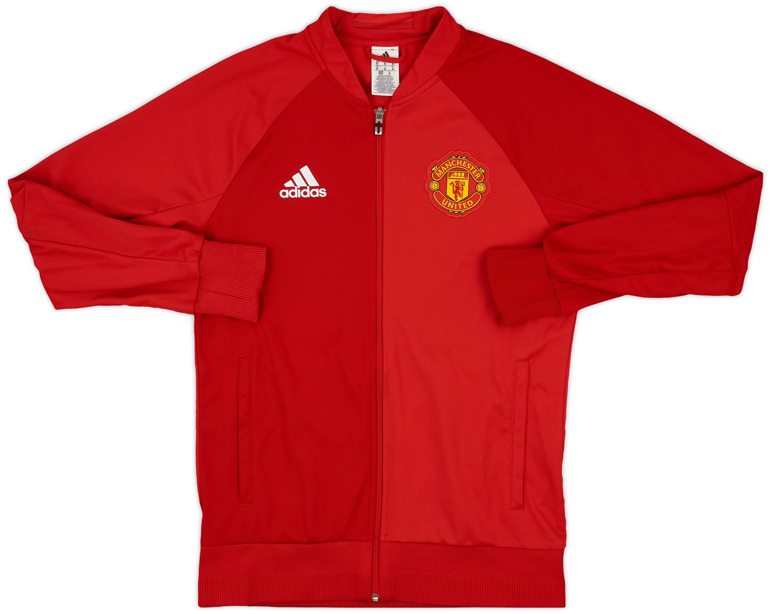 2016-17 Manchester United adidas Track Jacket - 8/10 - (M)