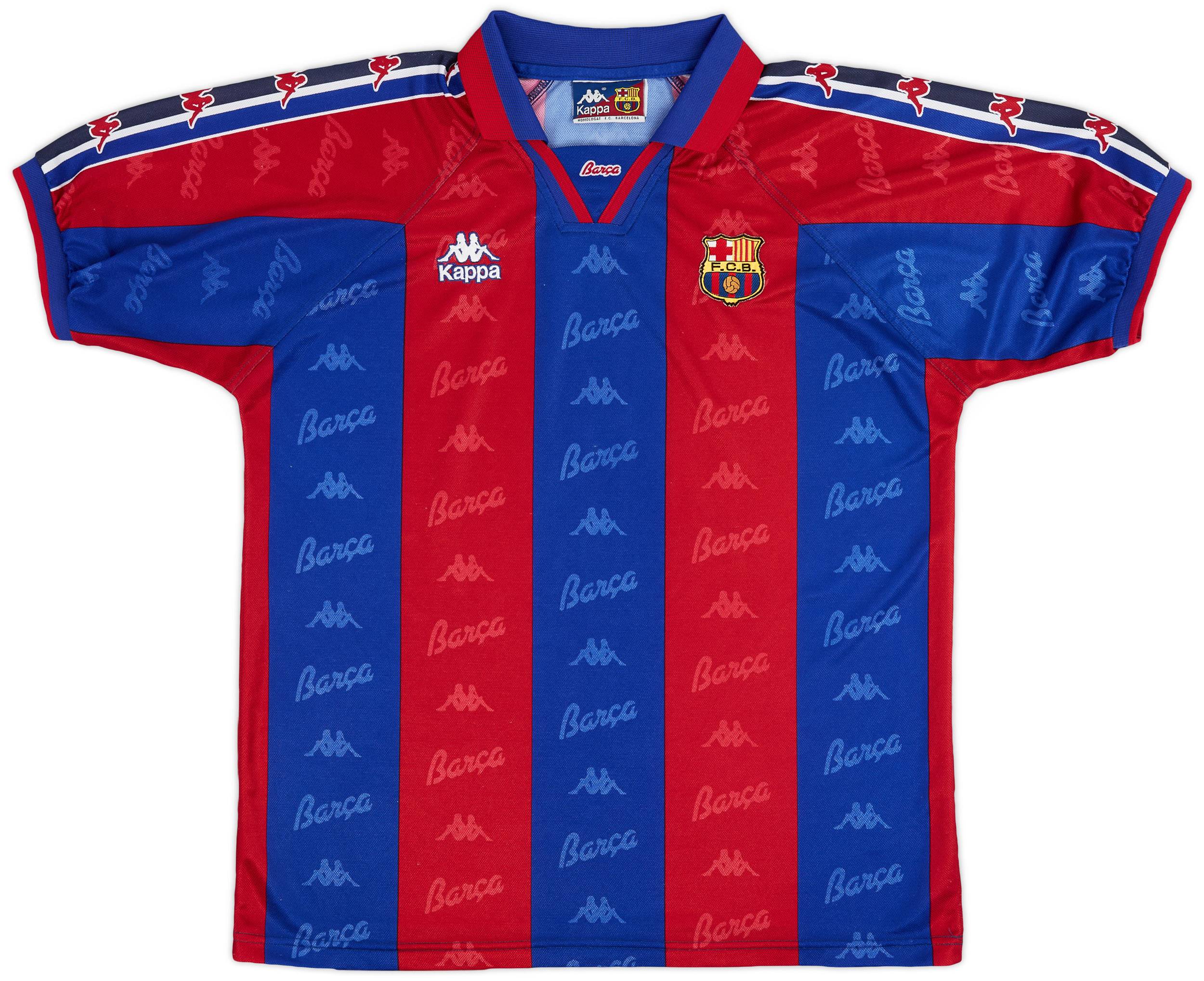 1995-97 Barcelona Home Shirt - 9/10 - (L)
