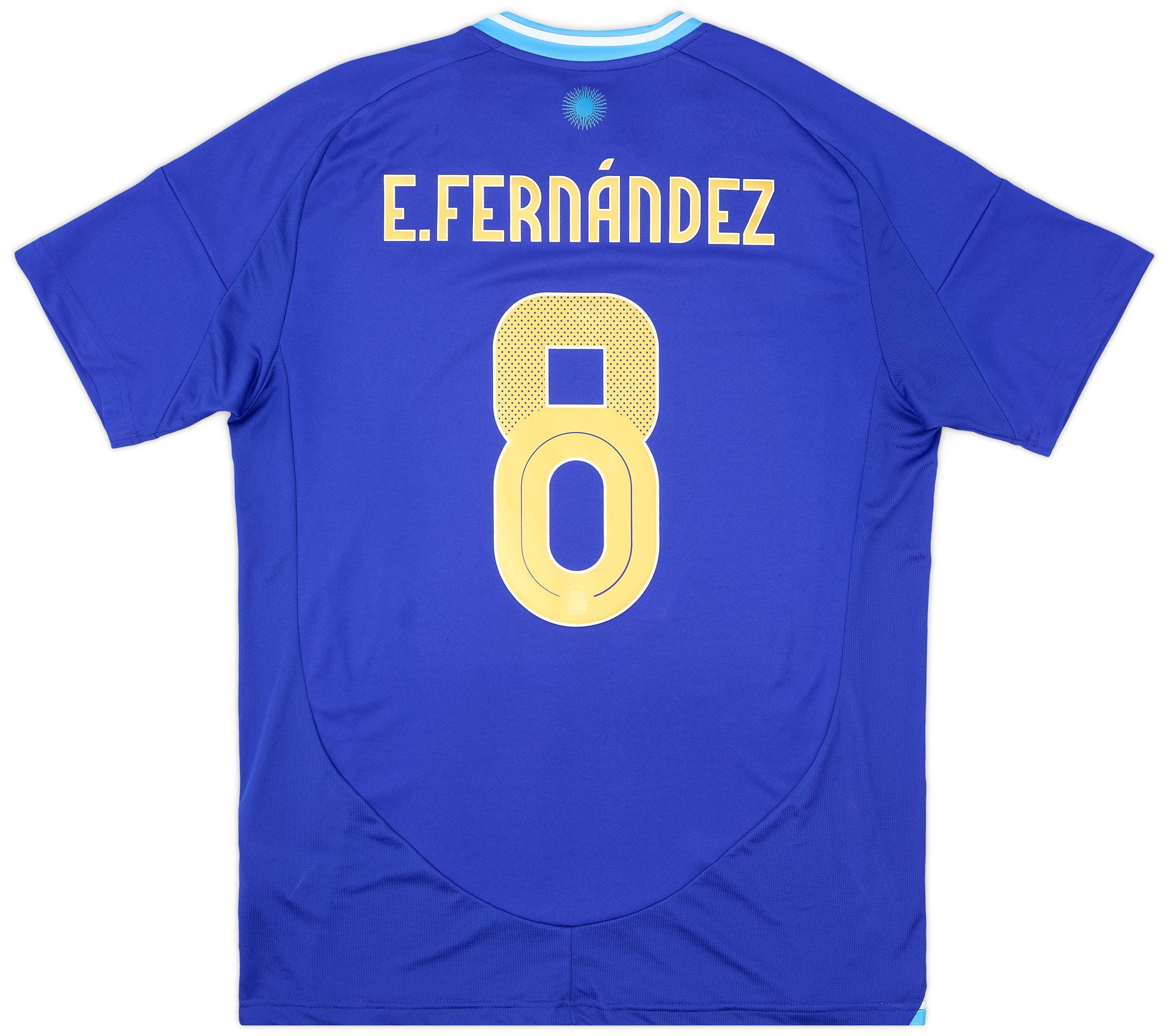 2024-25 Argentina Away Shirt E.Fernandez #8