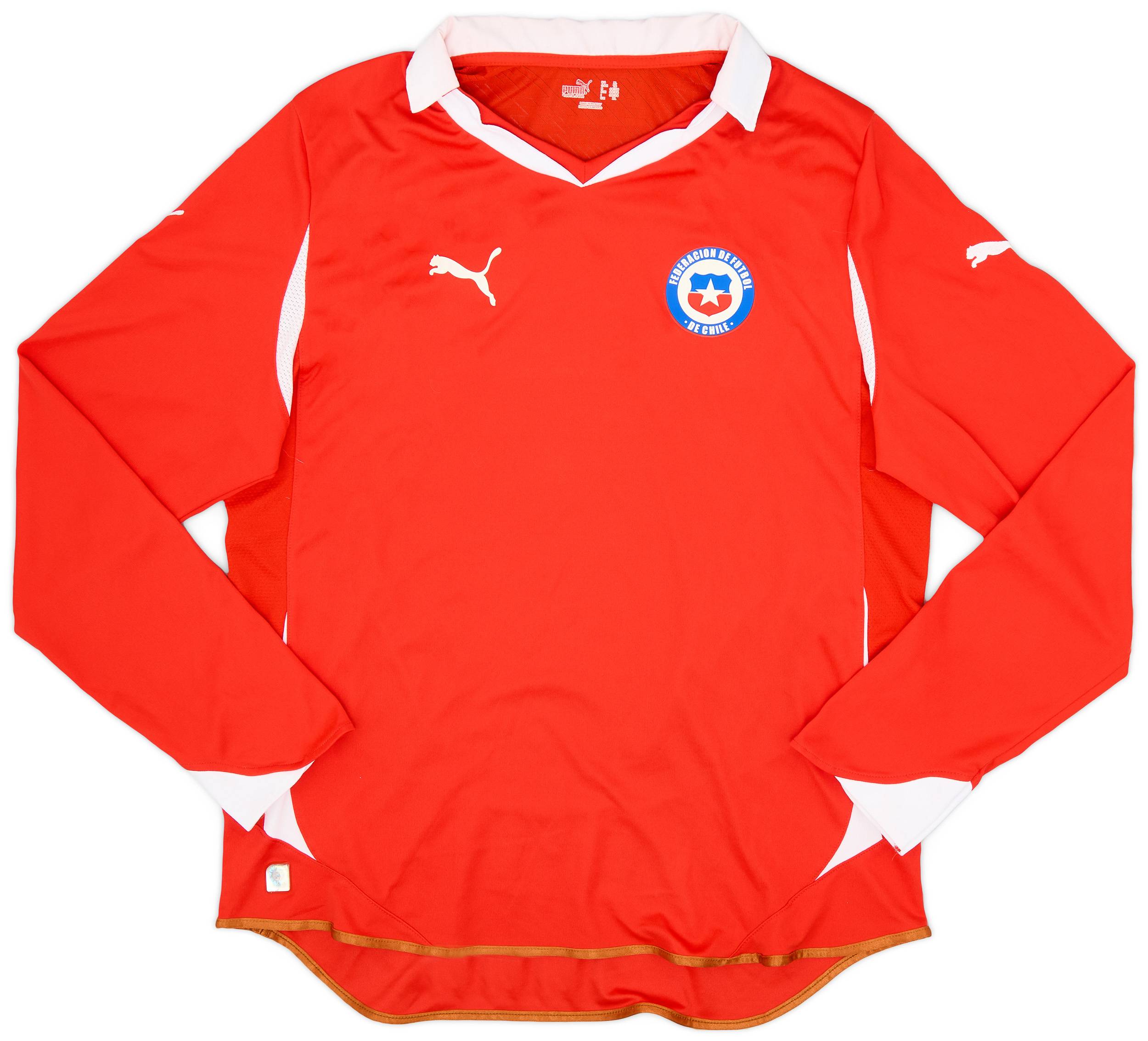2011-12 Chile Home L/S Shirt - 9/10 - (XL)
