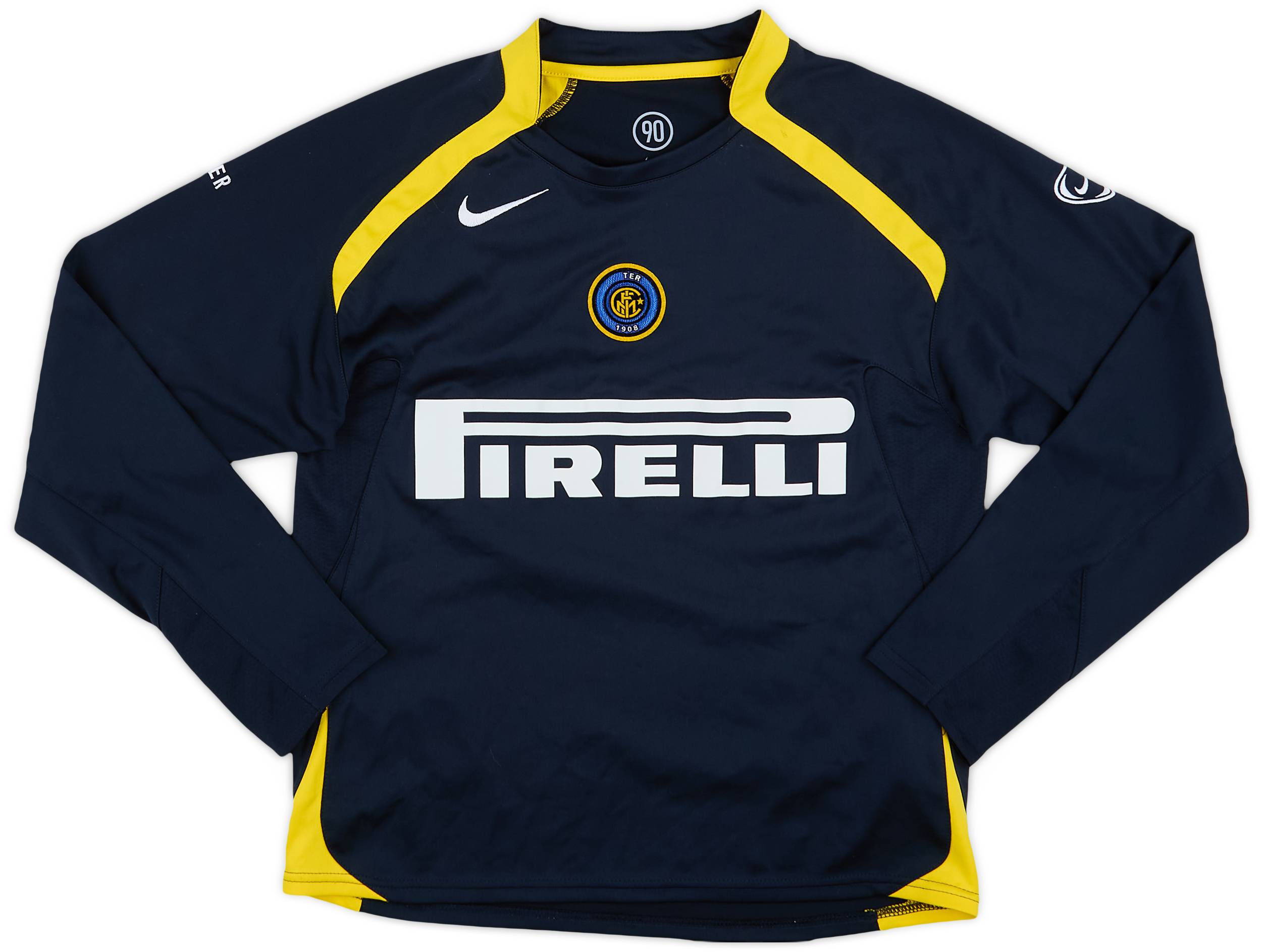 使い勝手の良い 2005-06 Inter Milan Nike Training L/S Shirt #8 - 3/10 - (L.Boys) トップス