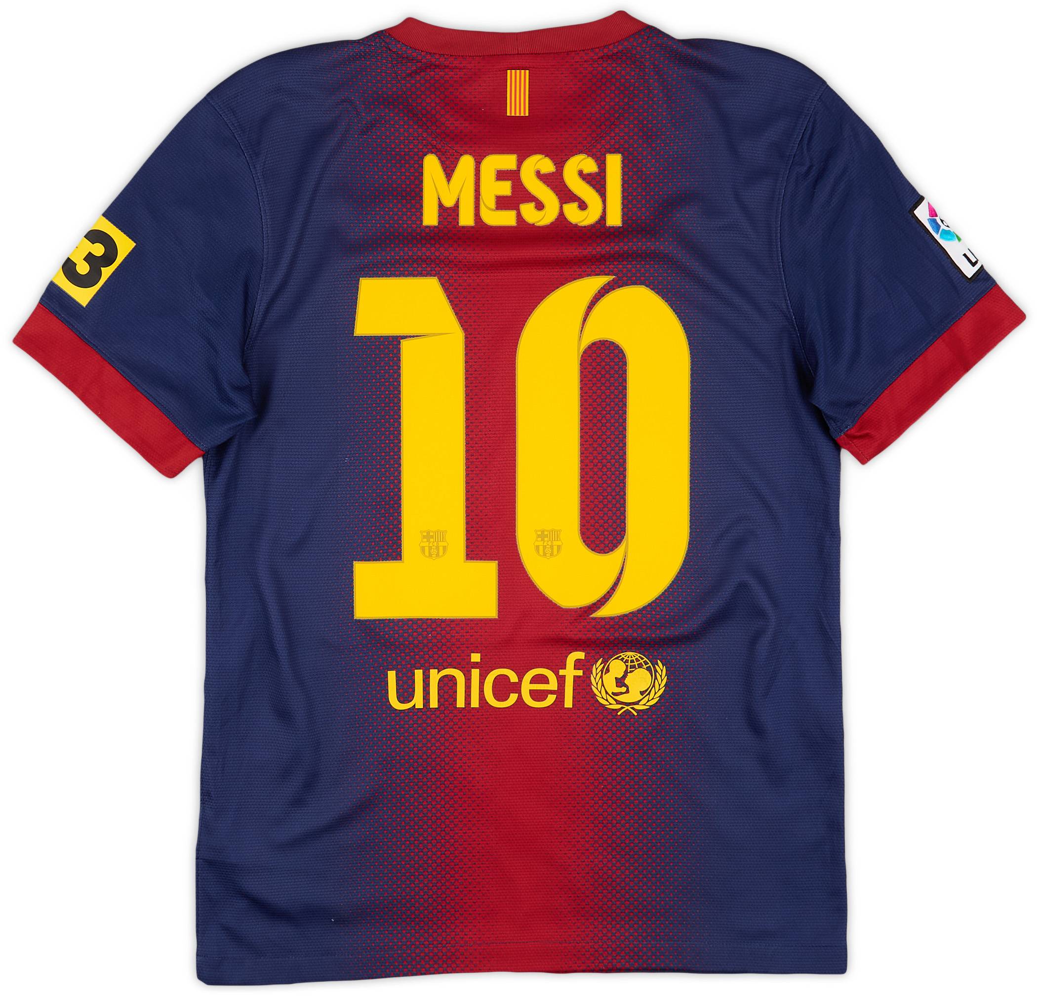 2012-13 Barcelona Home Shirt Messi #10 - 8/10 - (S)