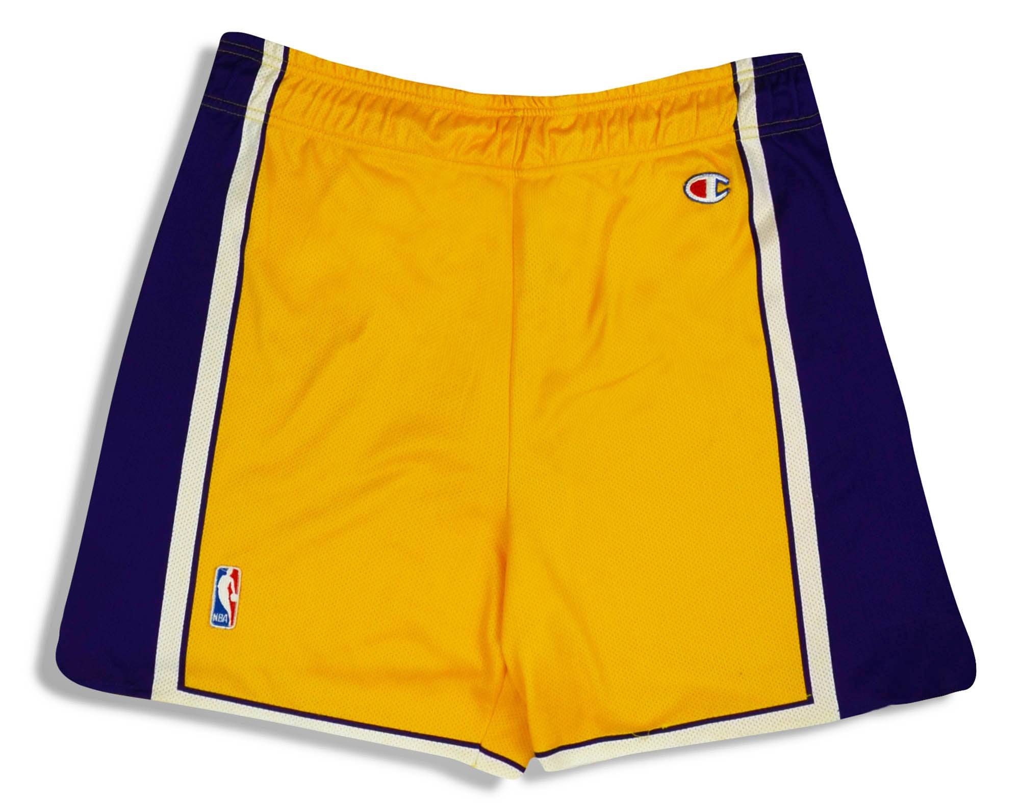 1999-04 LA Lakers Champion Shorts (Home) XL