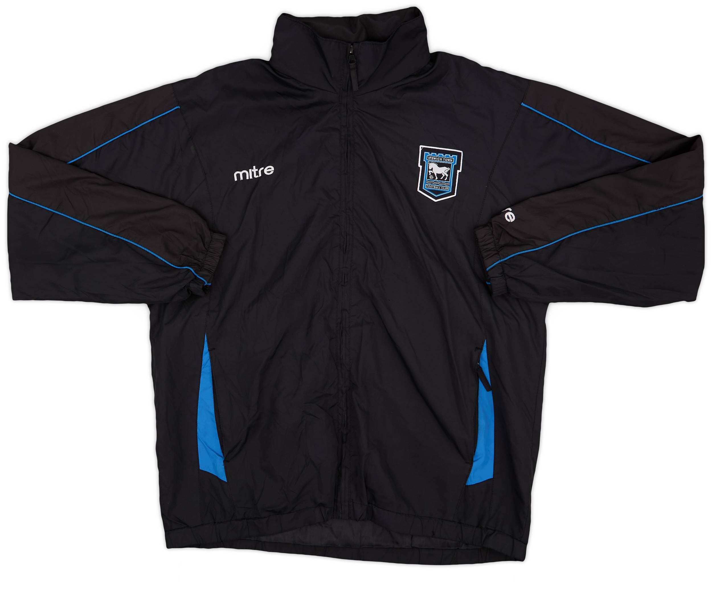 2012-13 Ipswich Mitre Hooded Rain Jacket - 9/10 - (L)