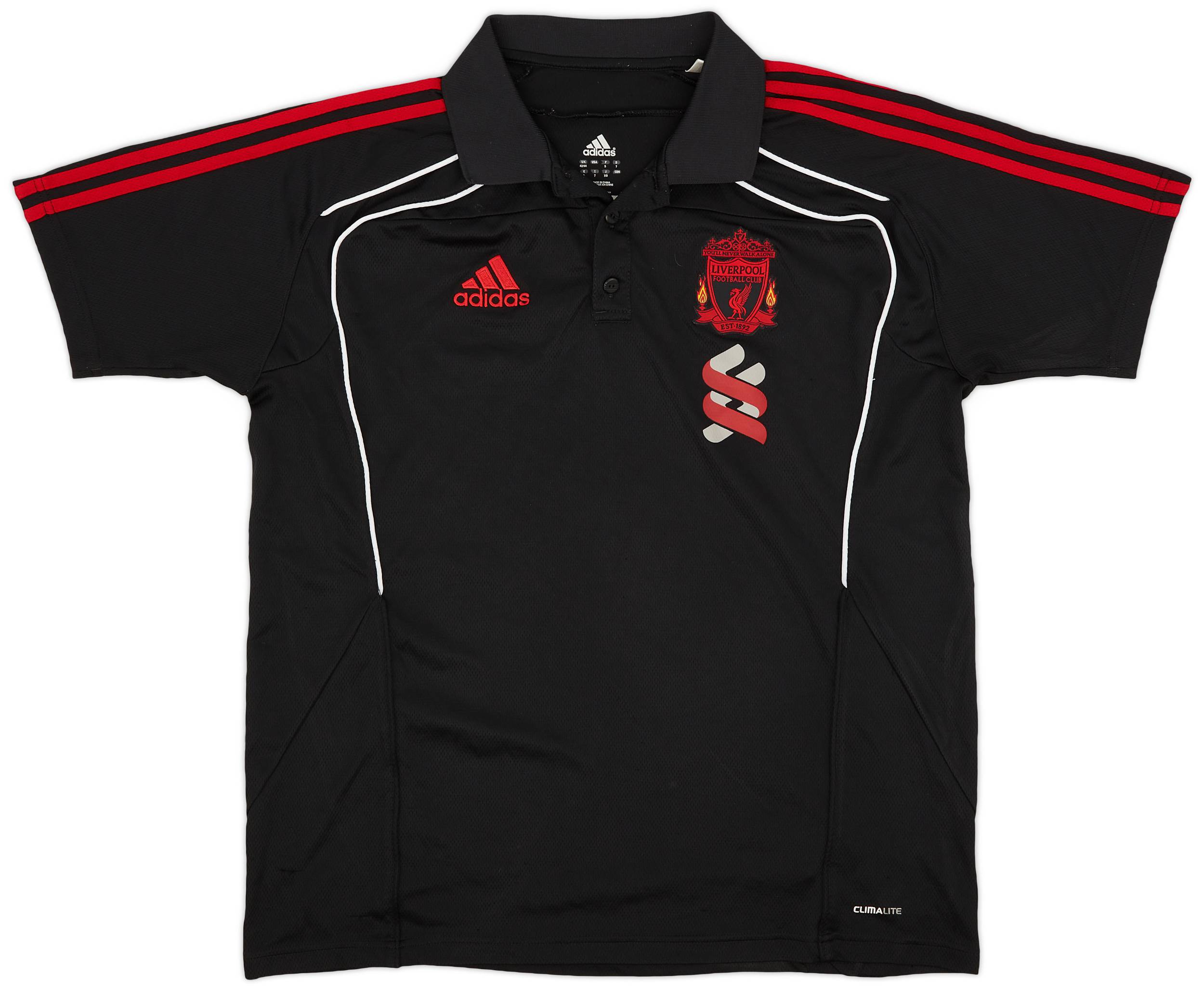 2010-11 Liverpool adidas Polo Shirt - 8/10 - (L)