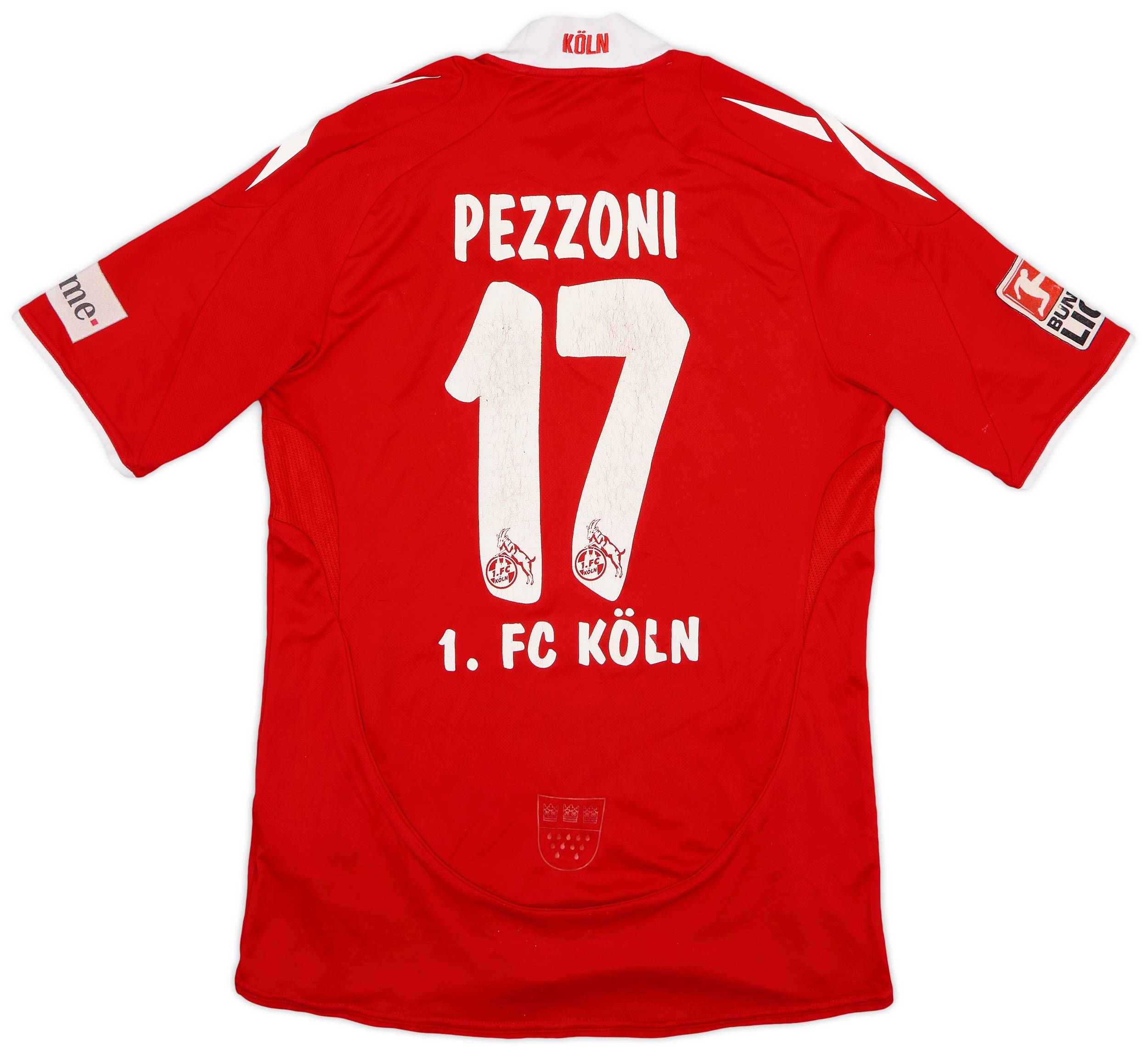 2008-09 FC Koln Home Shirt Pezzoni #17 - 5/10 - (S)