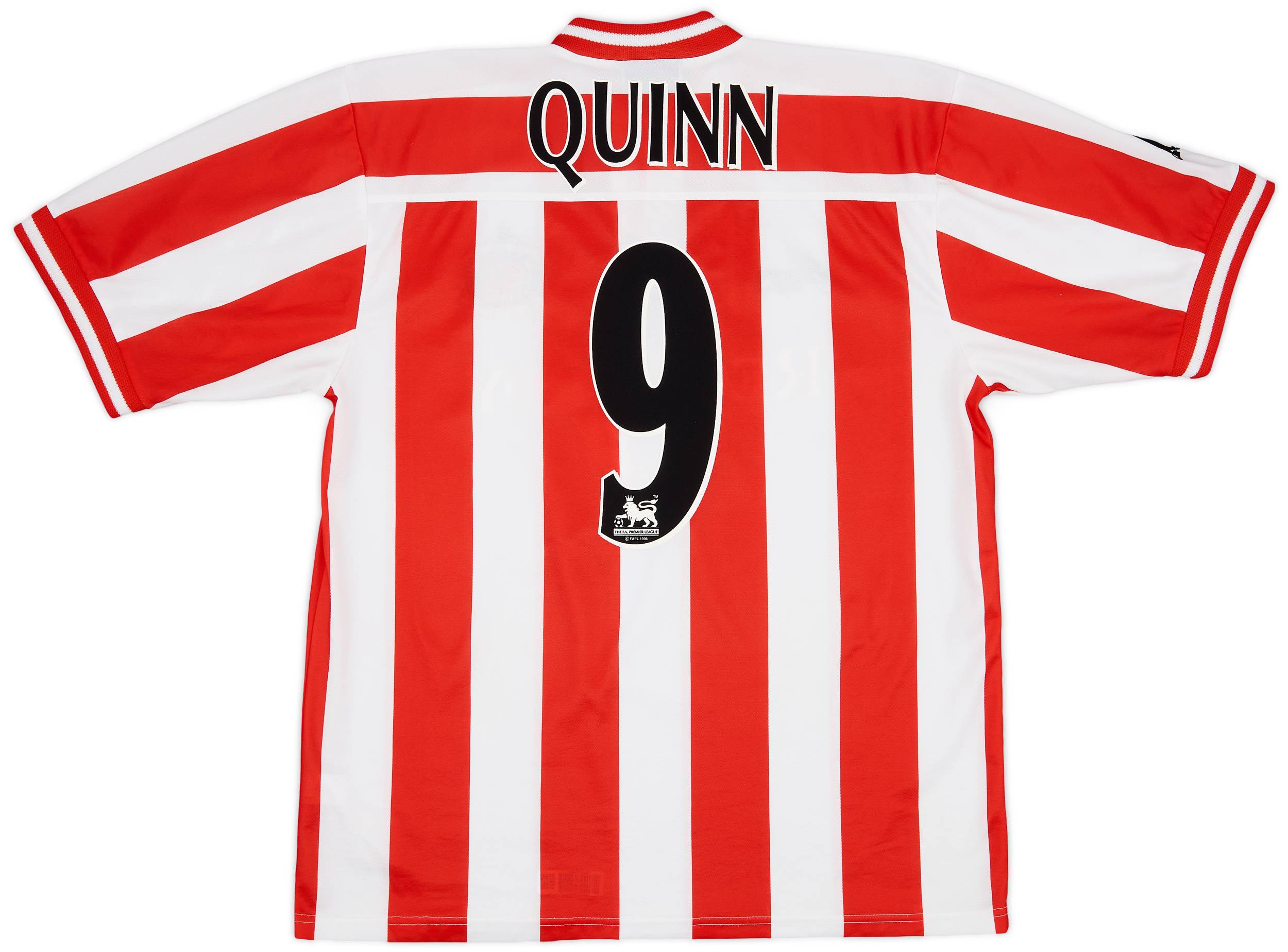1999-00 Sunderland Home Shirt Quinn #9 - 6/10 - (L)