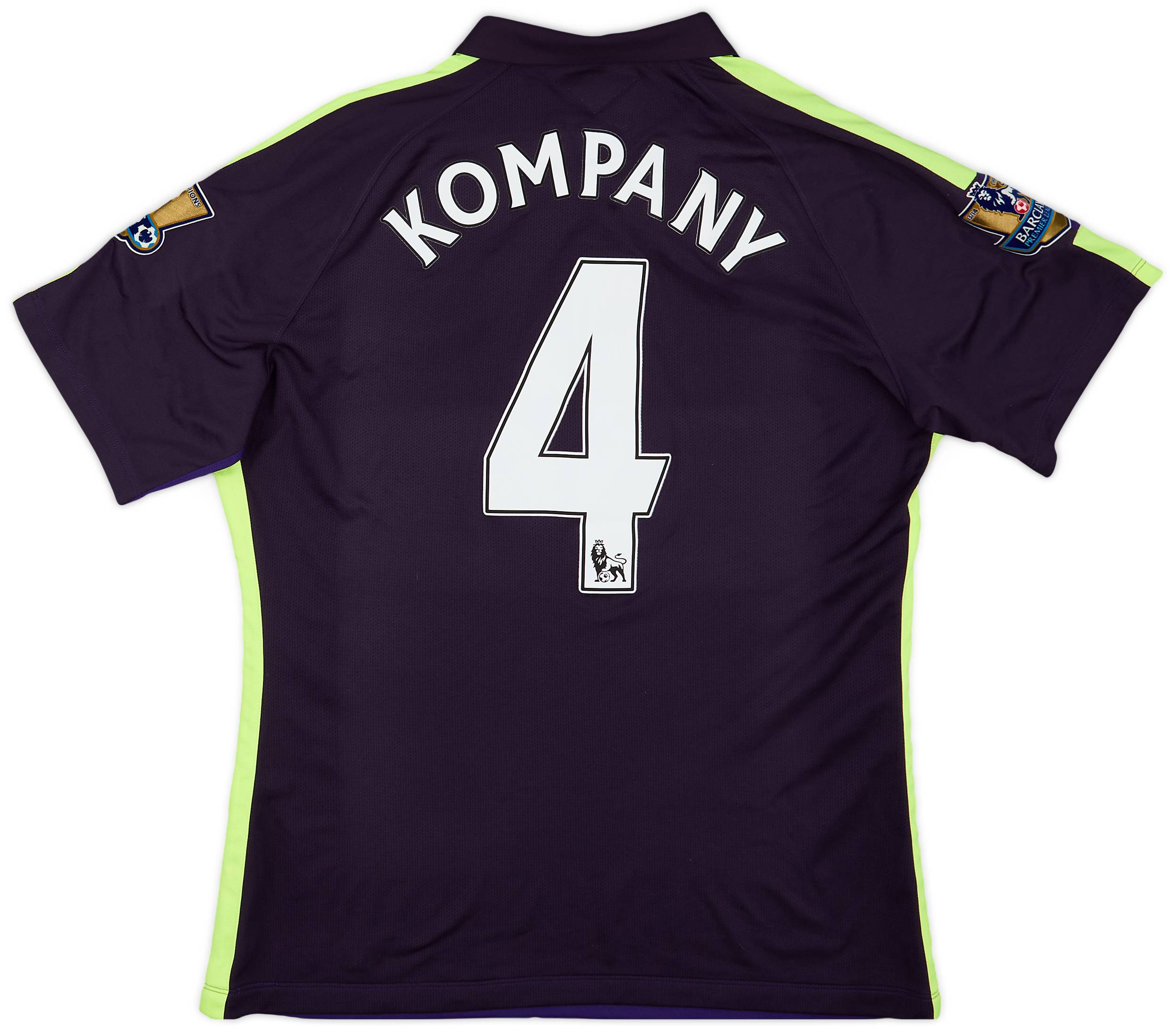 2014-15 Manchester City Authentic Third Shirt Kompany #4 - 8/10 - (XL)
