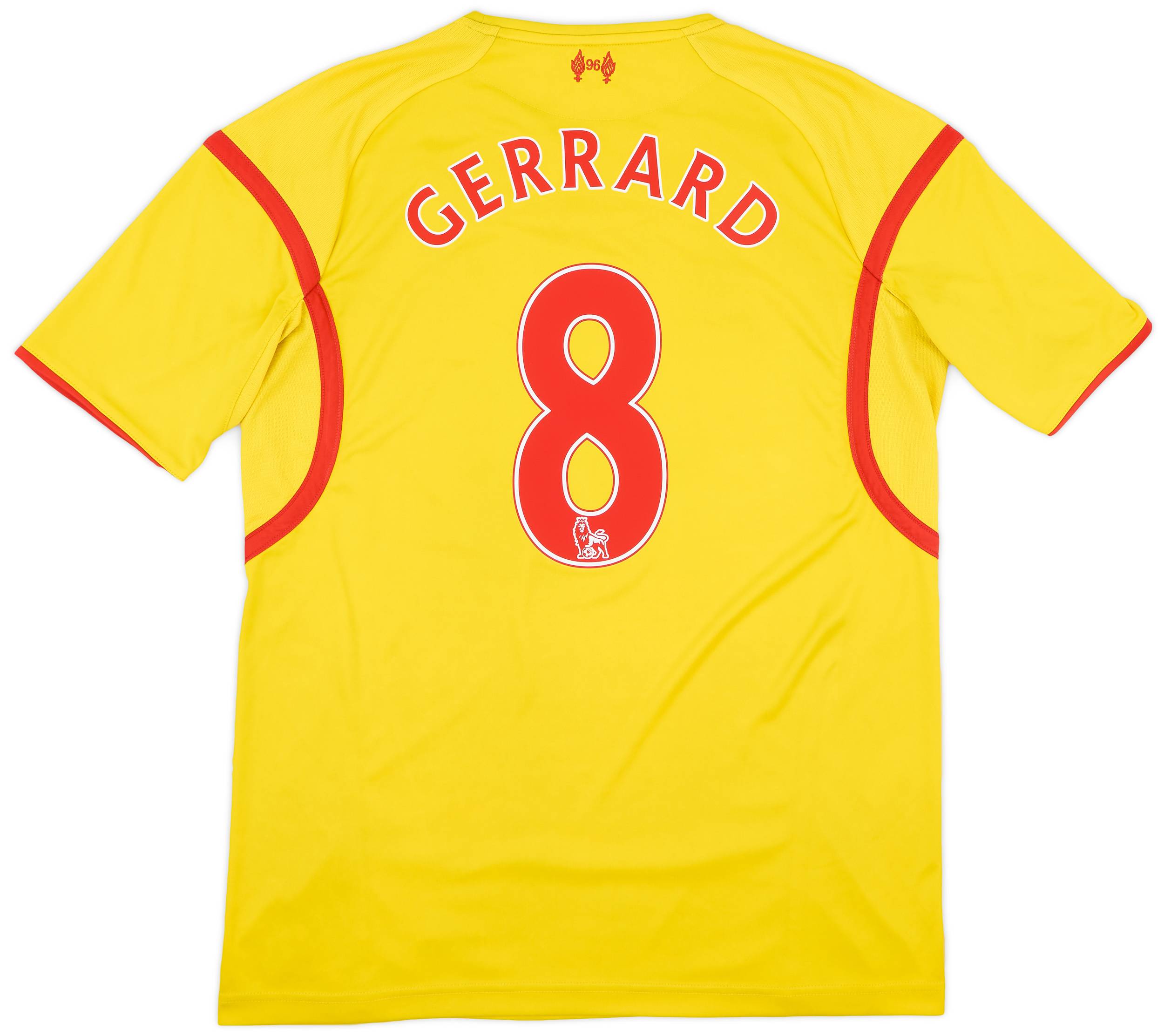 2014-15 Liverpool Away Shirt Gerrard #8 - 5/10 - (L)