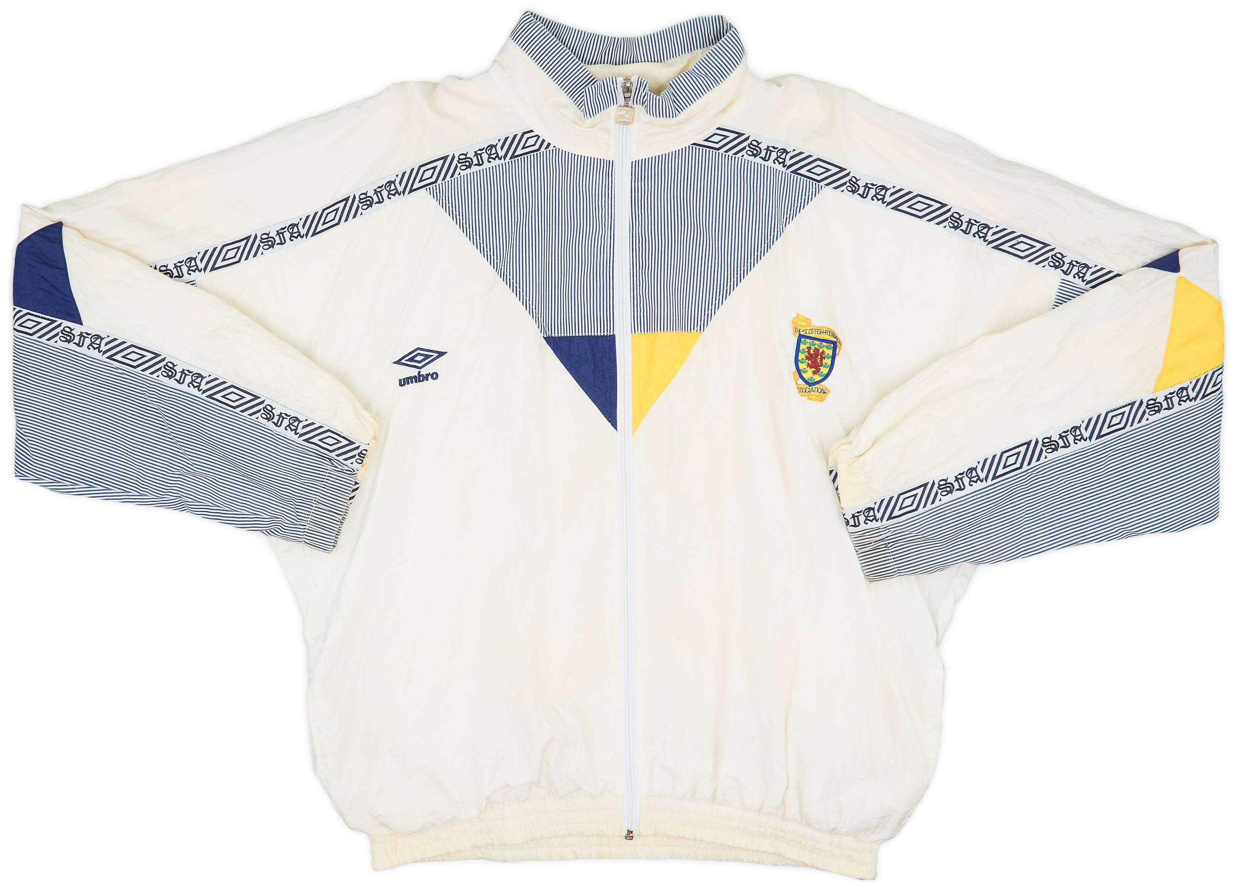 1990-92 Scotland Umbro Track Jacket - 8/10 - (M)