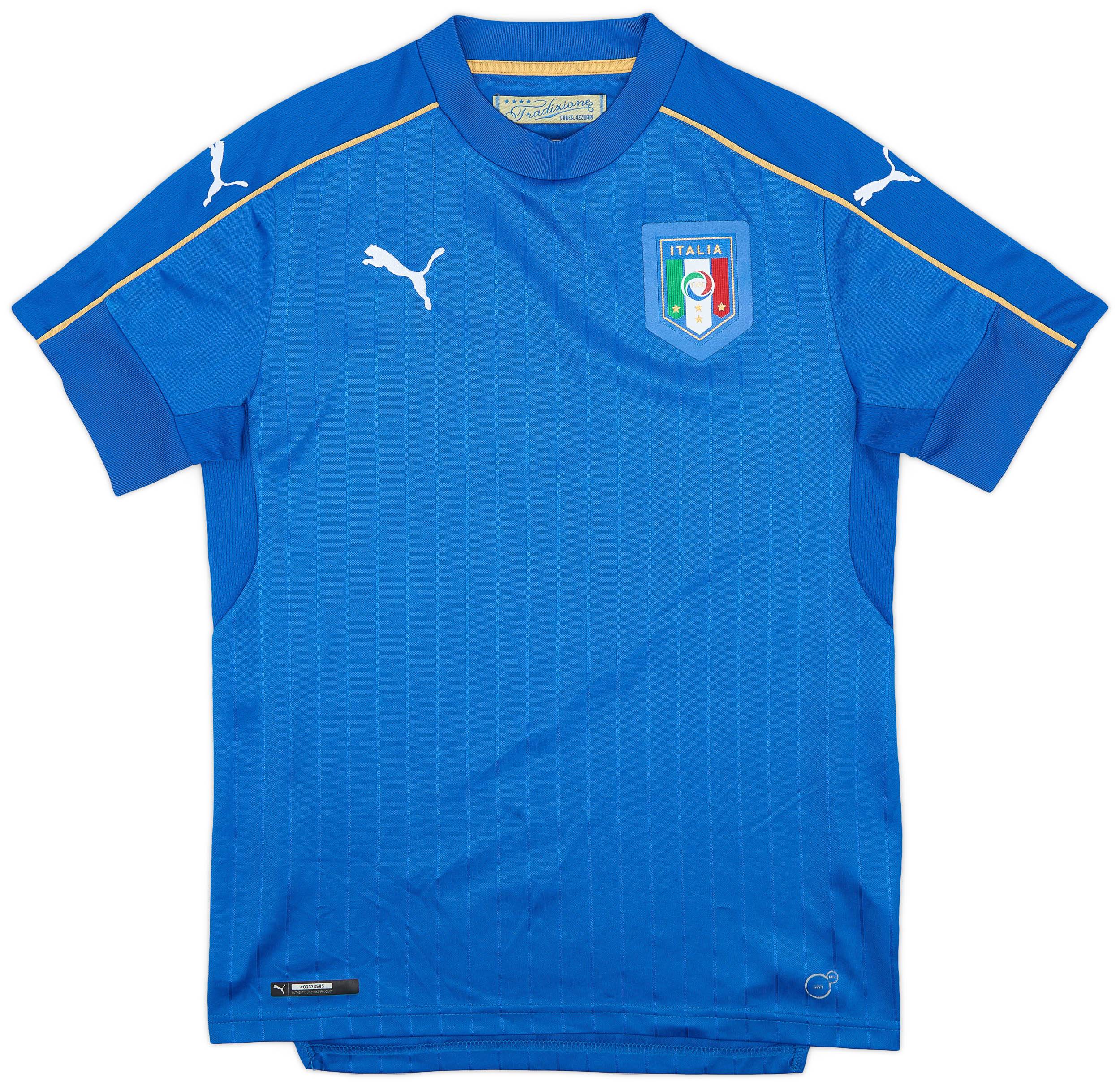 2016-17 Italy Home Shirt - 8/10 - (S)