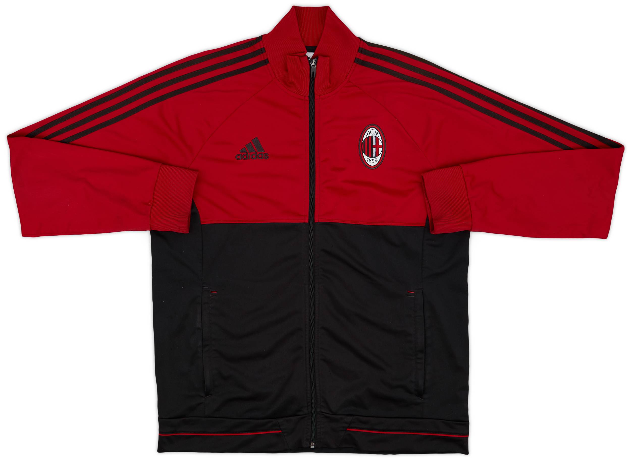 2017-18 AC Milan adidas Track Jacket - 8/10 - (L)