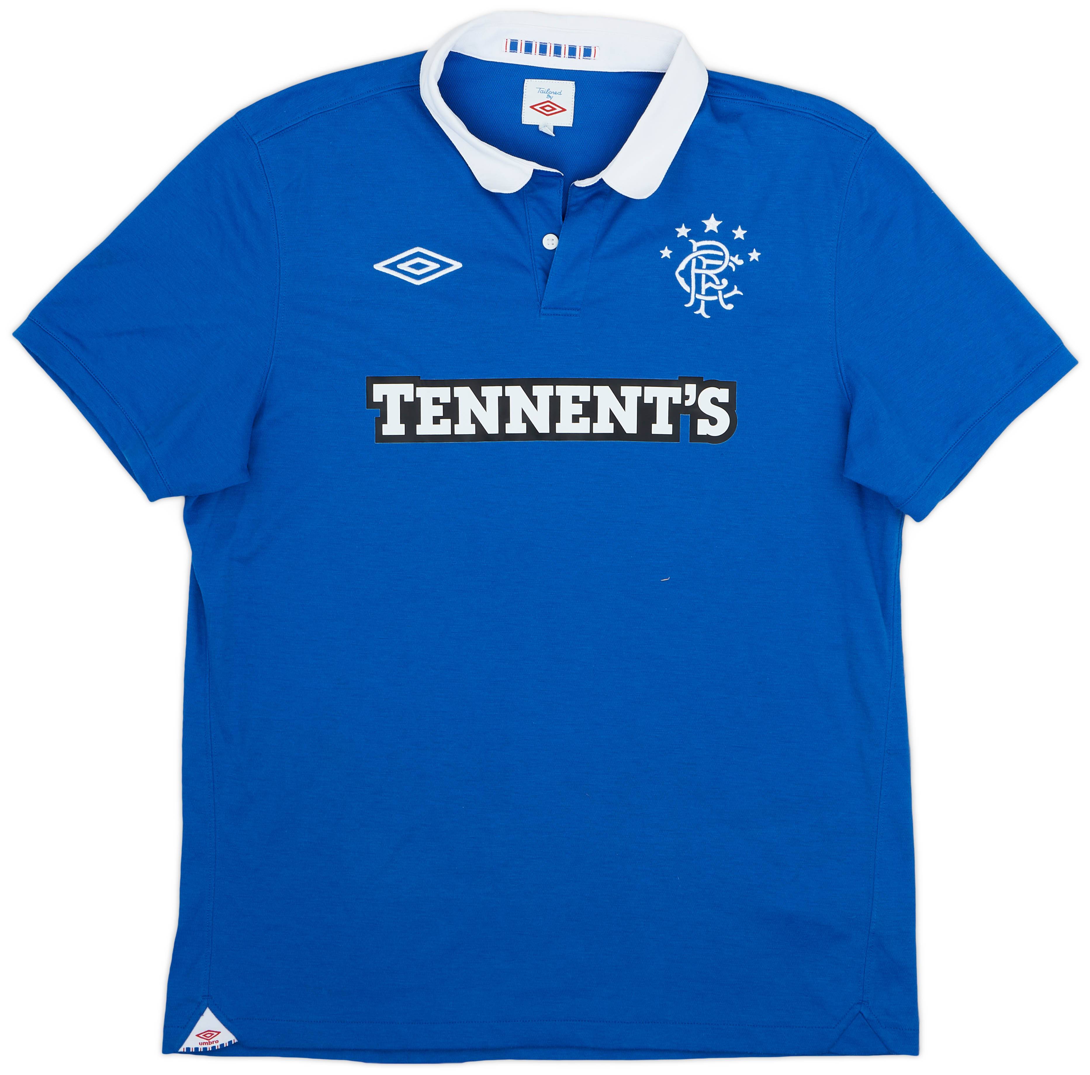 2010-11 Rangers Home Shirt - 8/10 - (L)