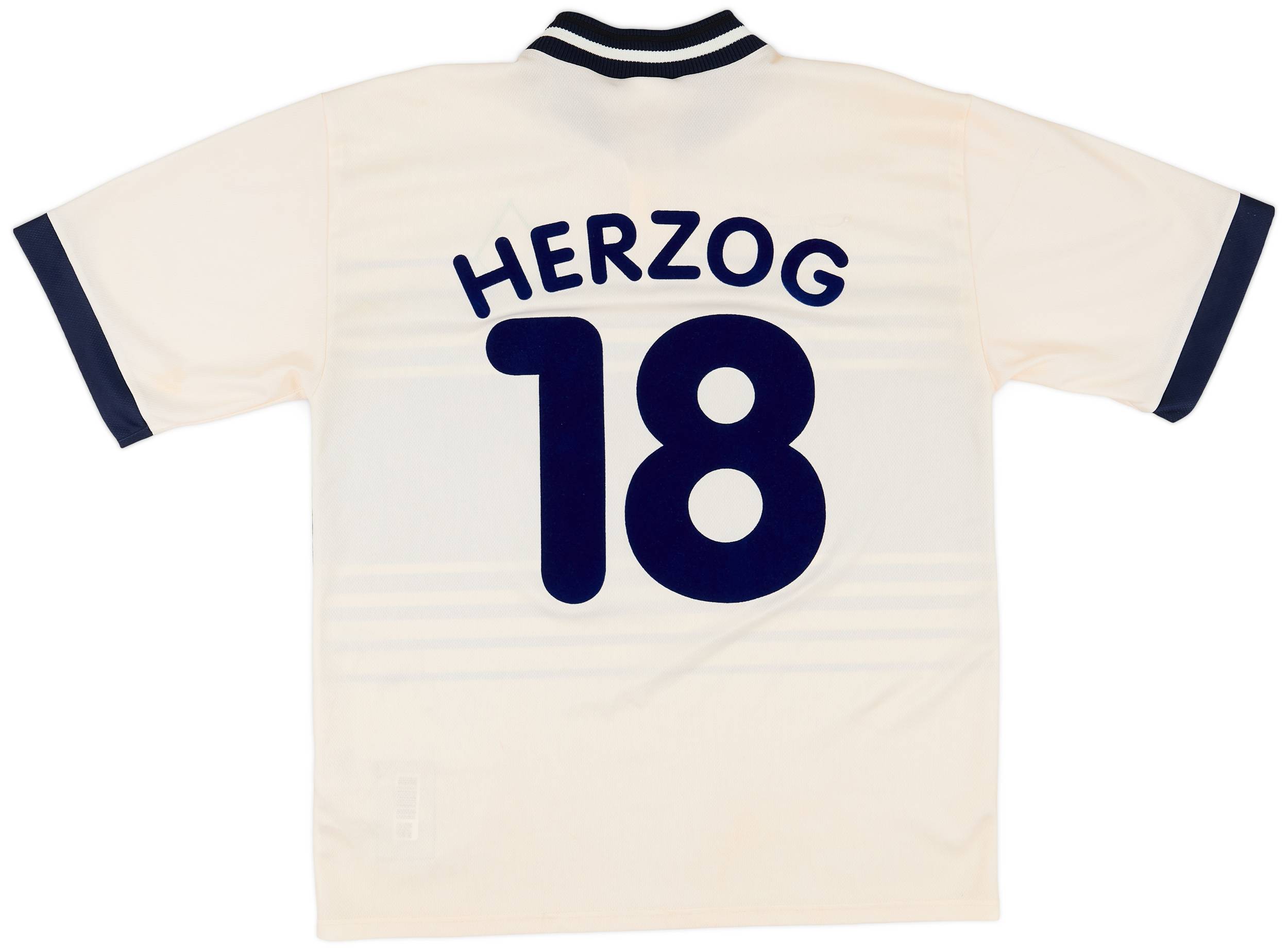 1997-99 Werder Bremen Away Shirt Herzog #18 - 8/10 - (M)