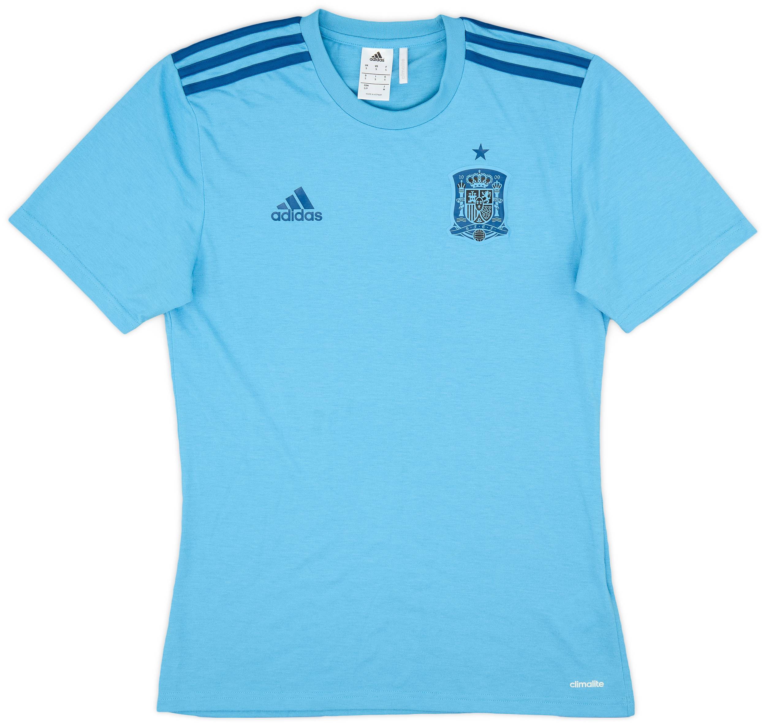 2015 16 Spain adidas Cotton Tee 9 10 S