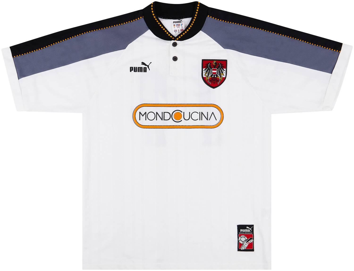 1997-98 Austria Match Issue Home Shirt #14