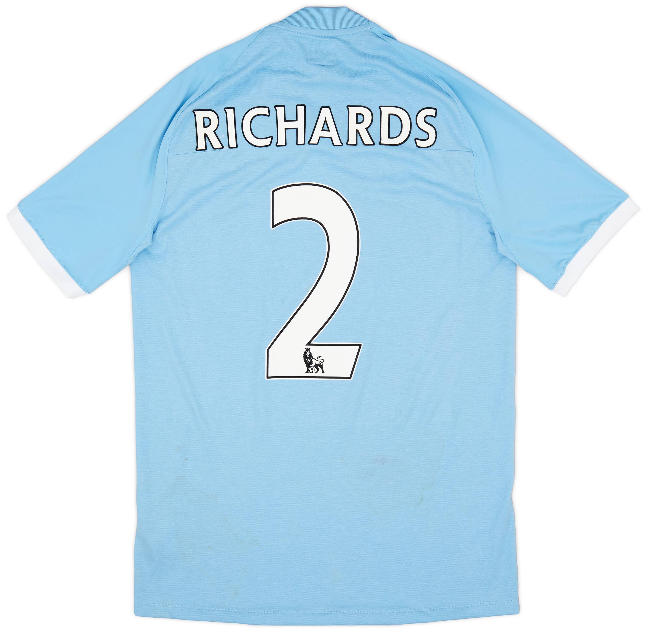 2010-11 Manchester City 'FA Cup Winners' Home Shirt Richards #2 (M)