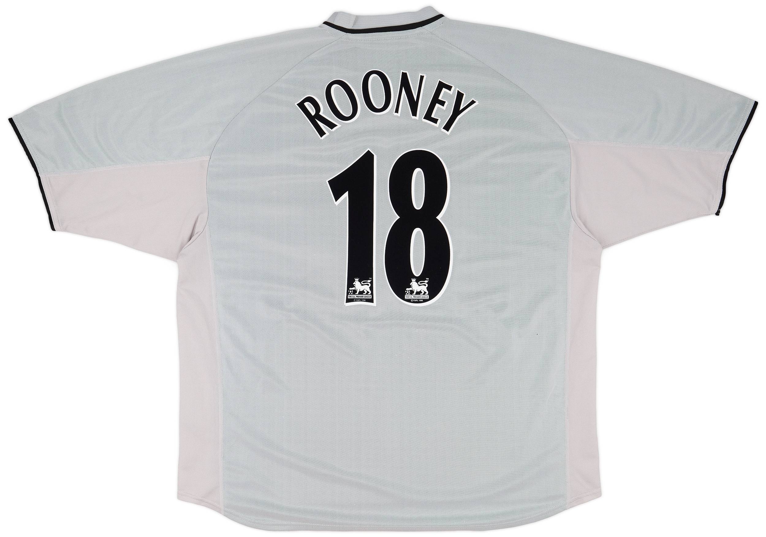 2001-02 Everton Away Shirt Rooney #18 - 8/10 - (XXL)