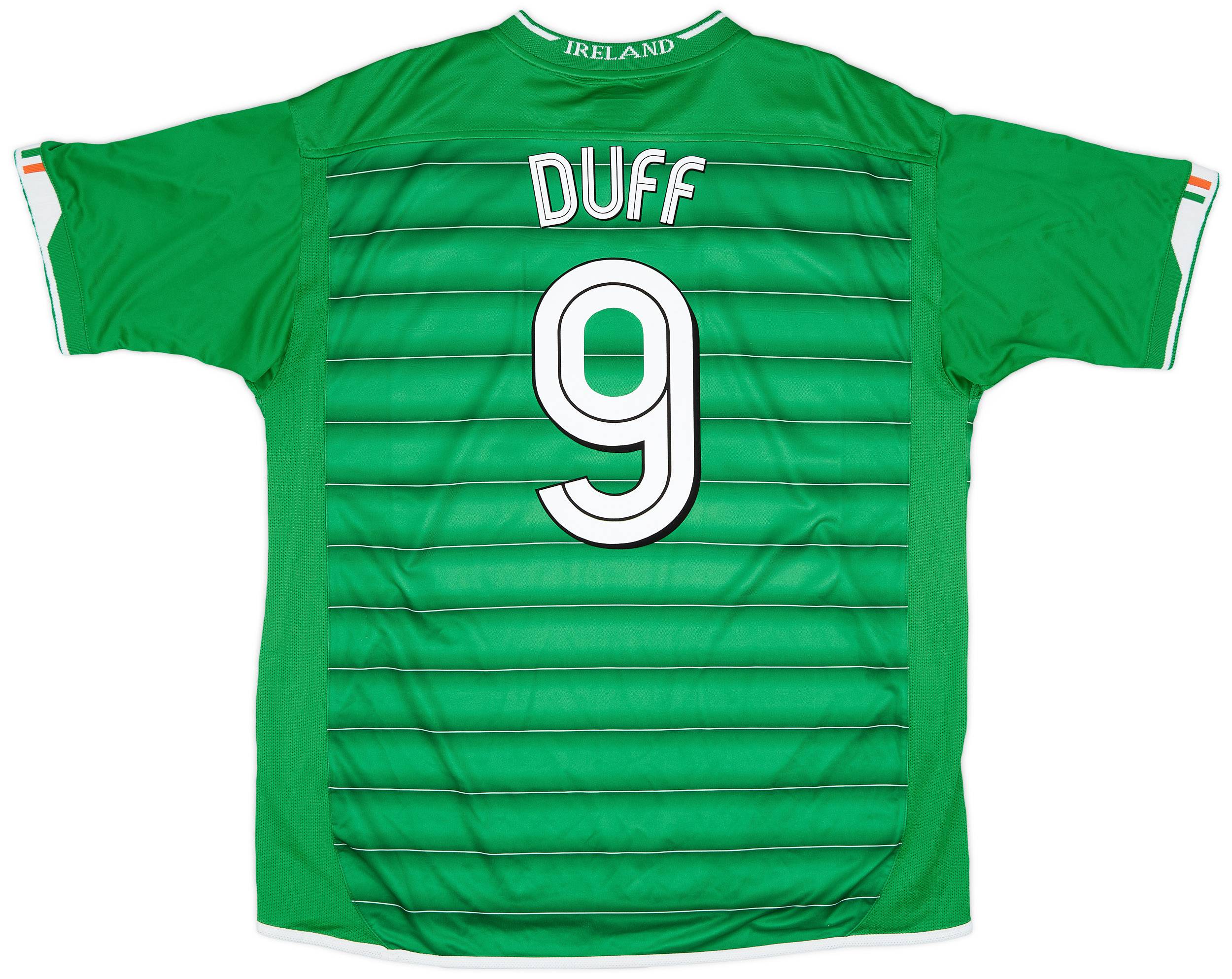 2003-04 Ireland Home Shirt Duff #9 - 8/10 - (XXL)