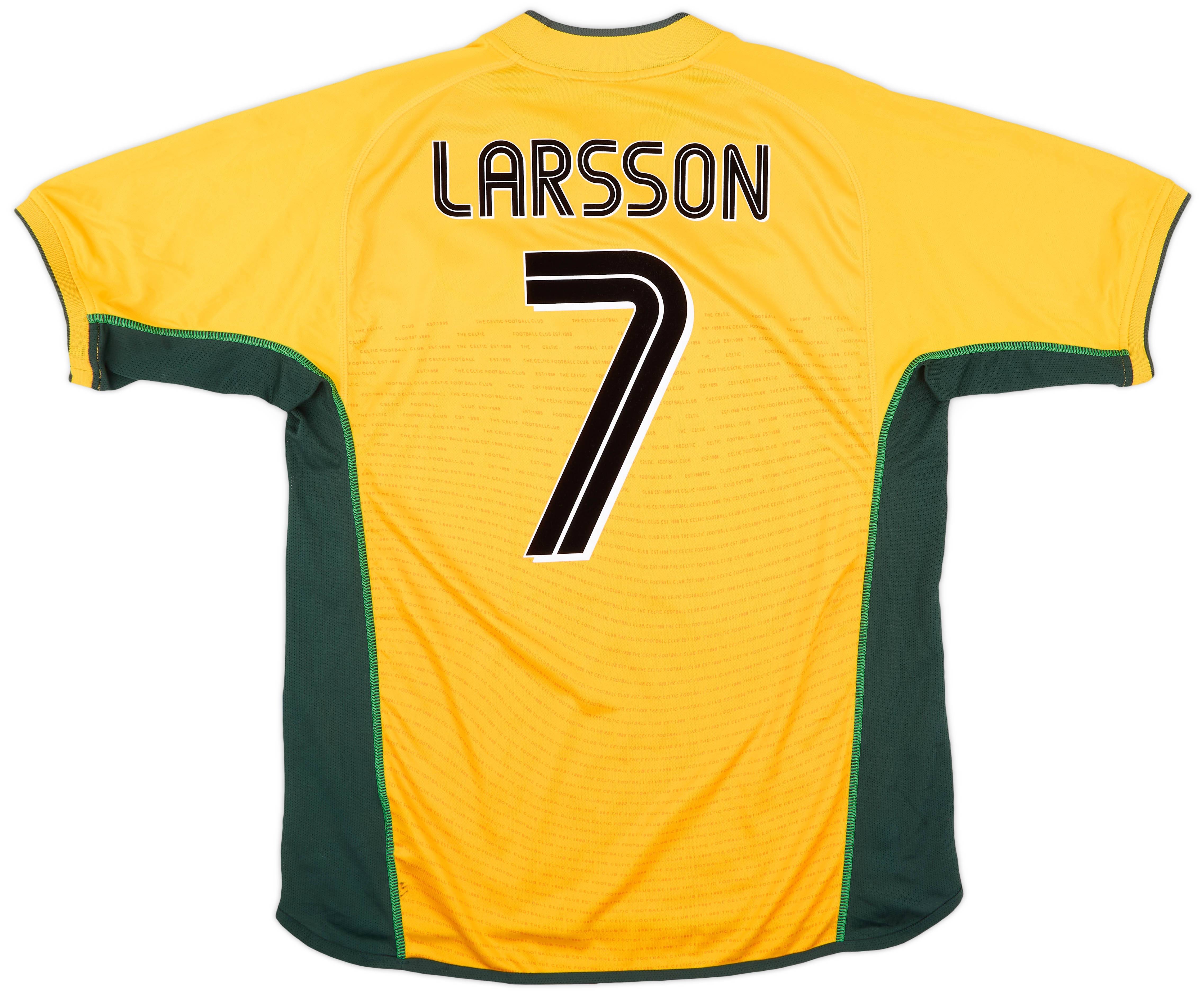 2002-03 Celtic Away Shirt Larsson #7 - 8/10 - (L)